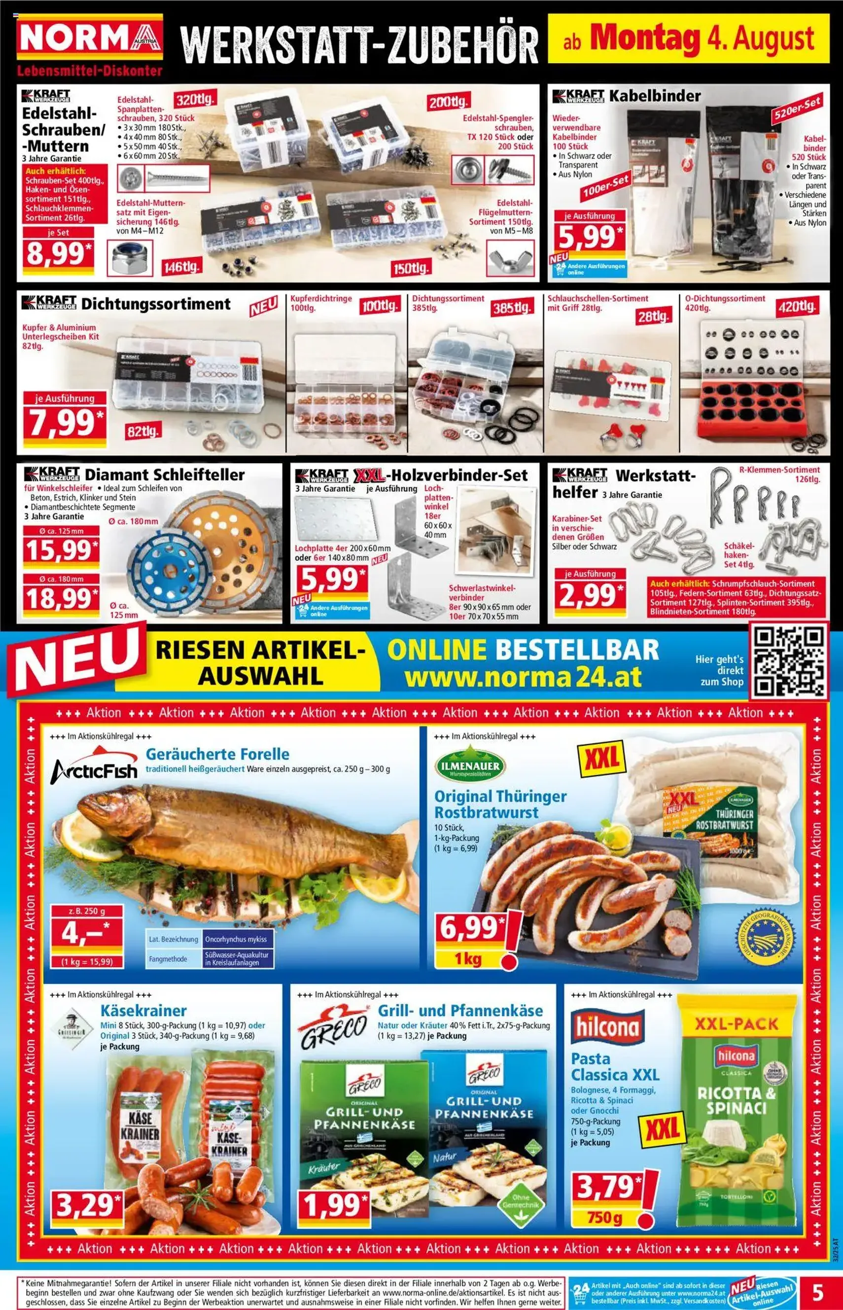 Norma Flugblatt - Gültiger Prospekt ab 04.08.2025, Seite 5 von insgesamt 20