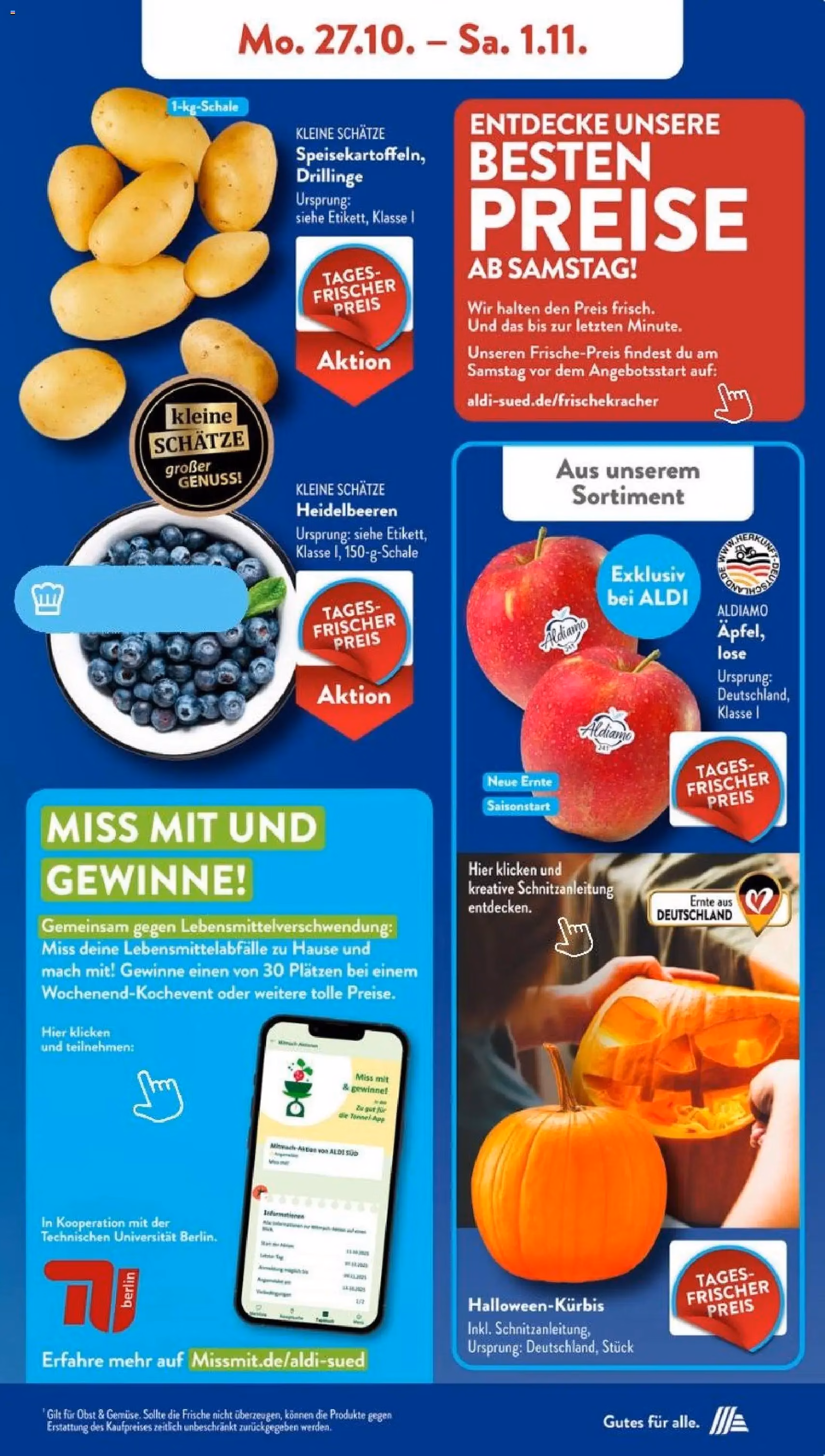 Aldi Süd Prospekt - Gültiger Prospekt ab 27.10.2025, Seite 5 von insgesamt 47 Aldi Süd Prospekt - Gültiger Prospekt ab 27.10.2025, Seite 5 von insgesamt 47