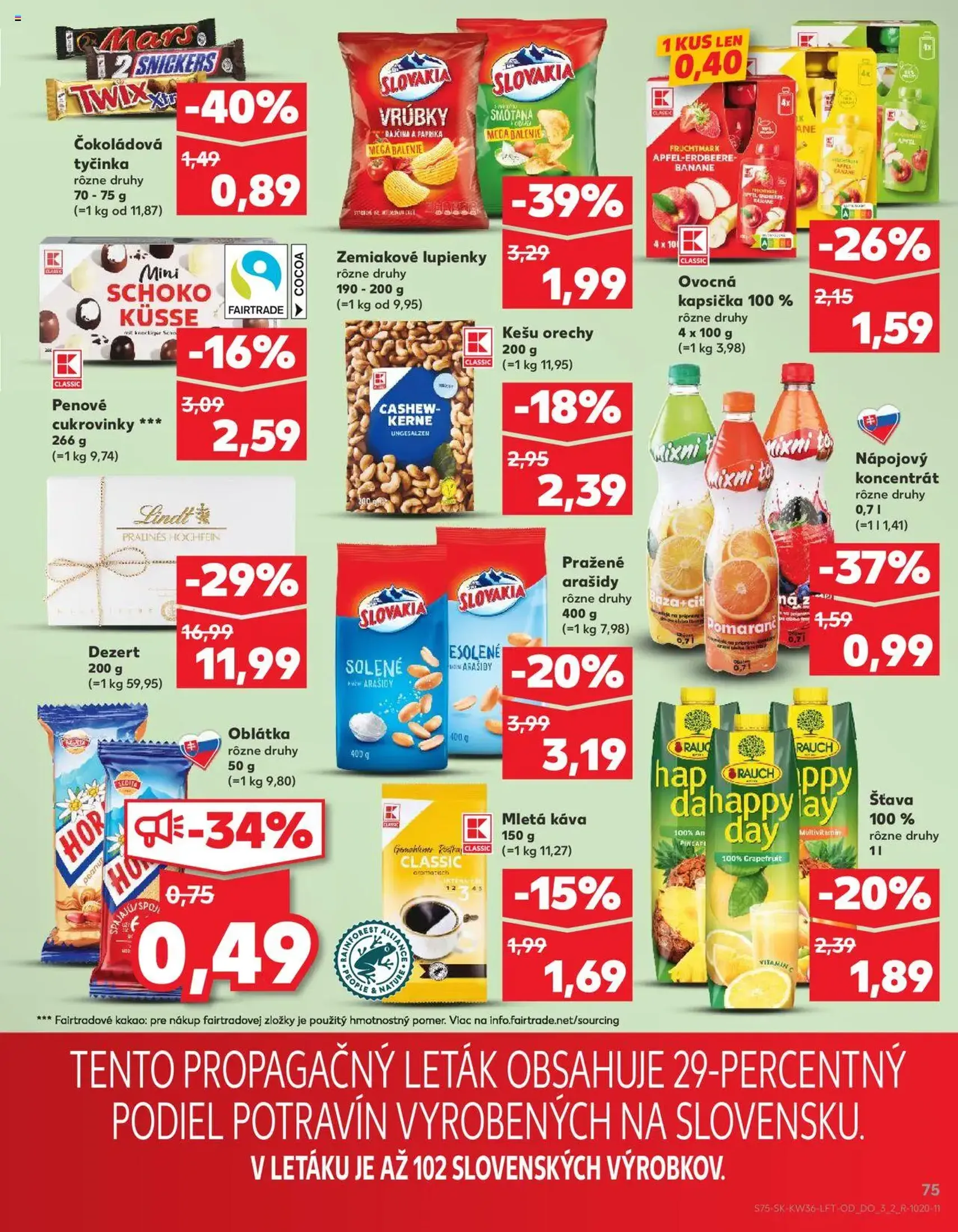 Kaufland Bratislava-Avion - platný leták od 04.09.2025 strana 75 z 76 Kaufland Bratislava-Avion - platný leták od 04.09.2025 strana 75 z 76