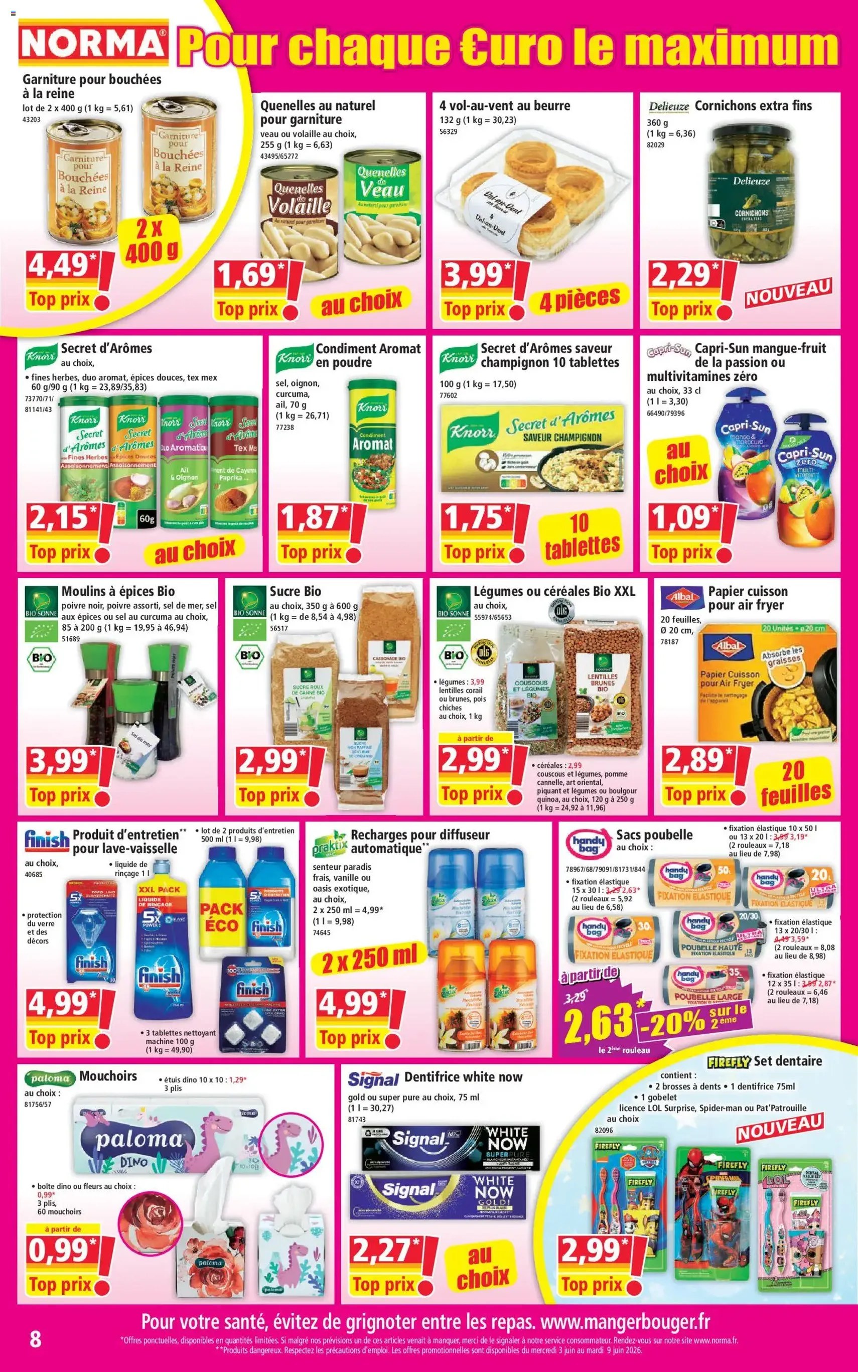 Norma catalogue - brochure valable à partir du 03/06/2026, page 8 sur 12