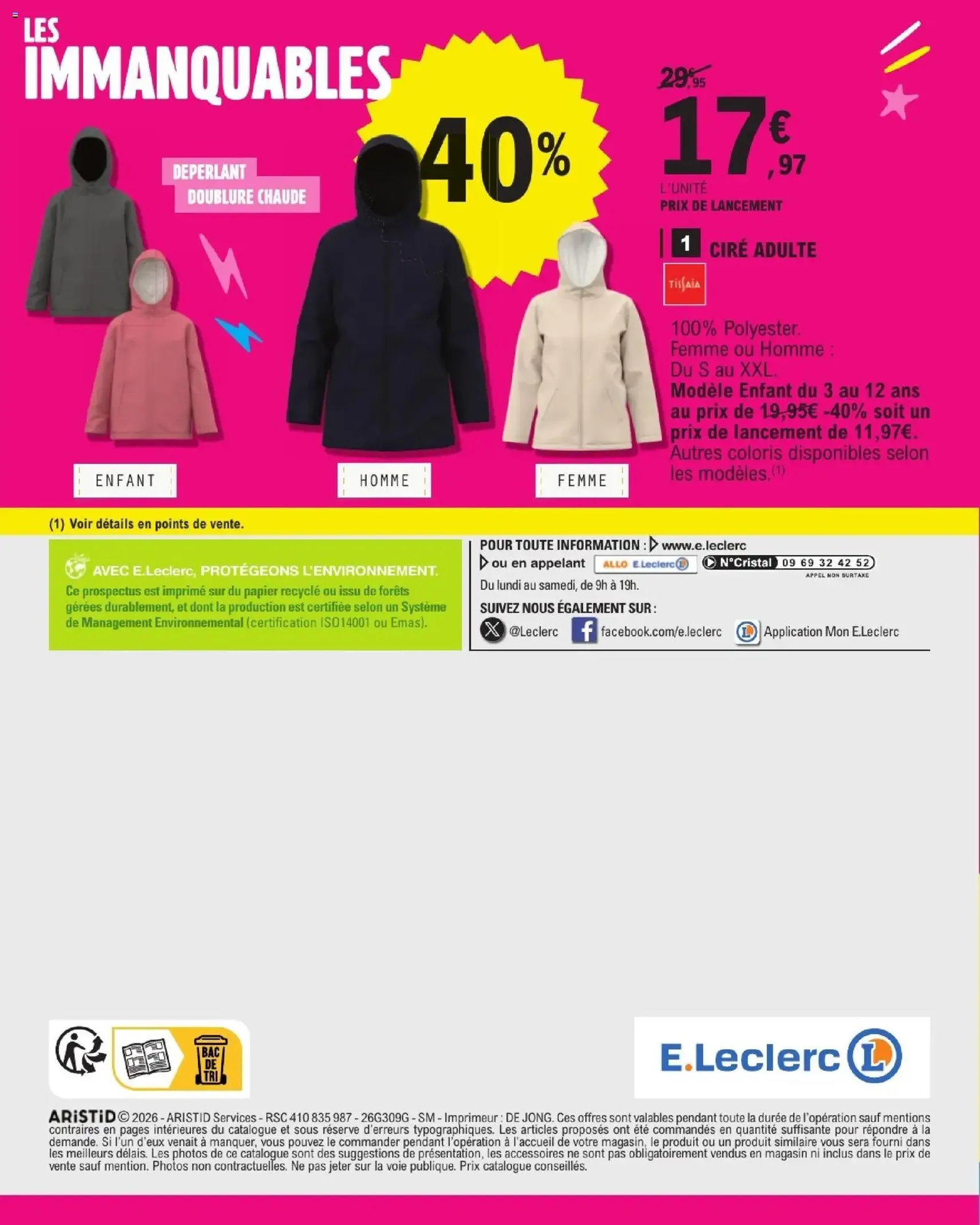 E.Leclerc catalogue - brochure valable à partir du 15/09/2026, page 44 sur 44