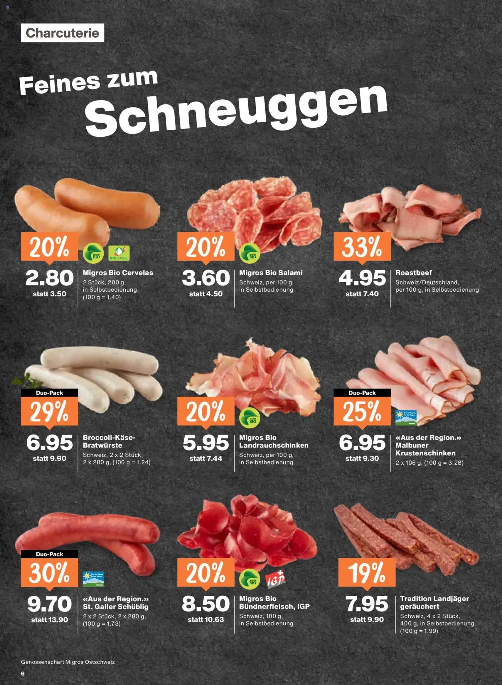 Migros aktionen - Gültiger Prospekt ab 28.05.2026, Seite 6 von insgesamt 24