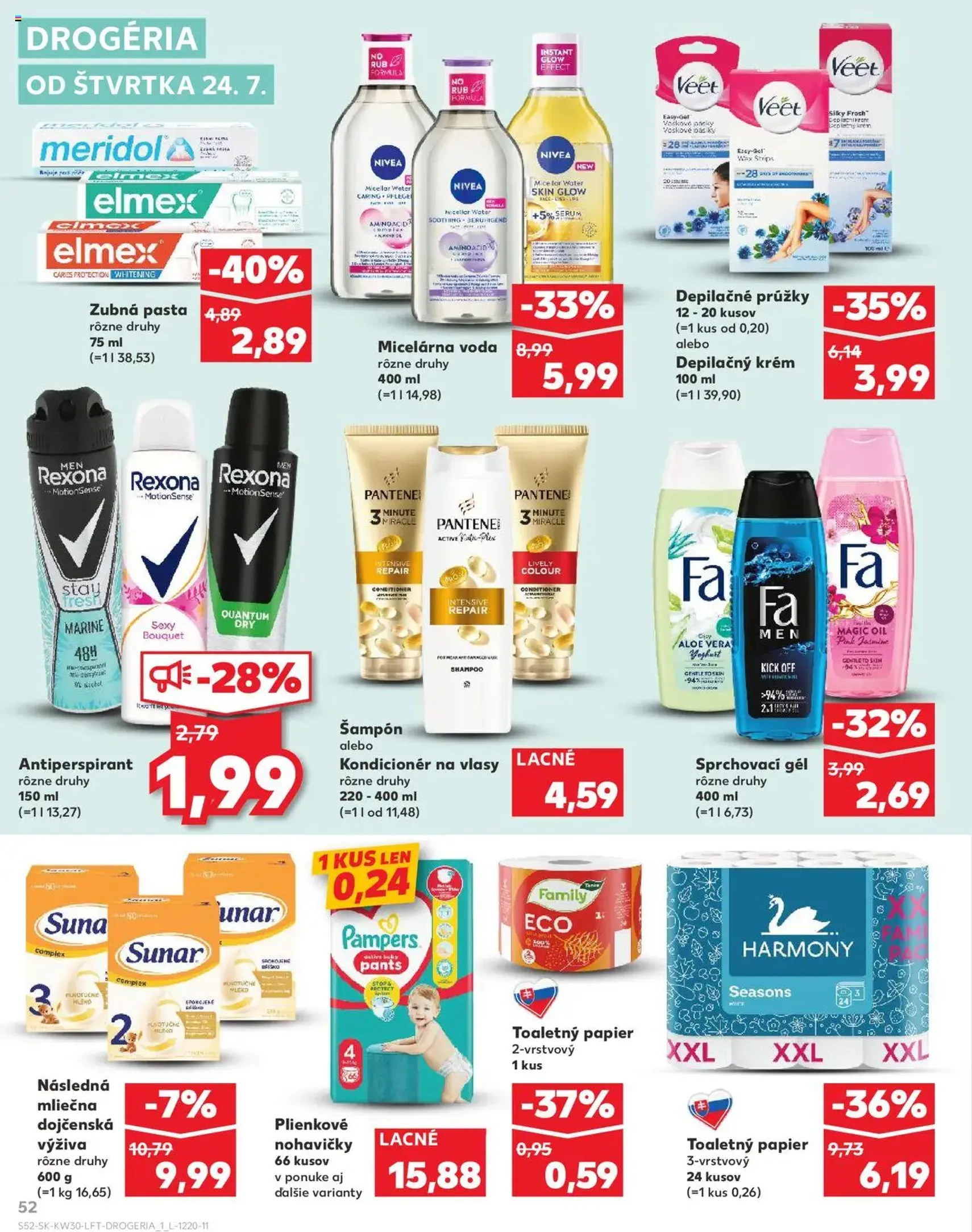 Kaufland Bratislava-Dúbravka - platný leták od 24.07.2025 strana 52 z 76 Kaufland Bratislava-Dúbravka - platný leták od 24.07.2025 strana 52 z 76