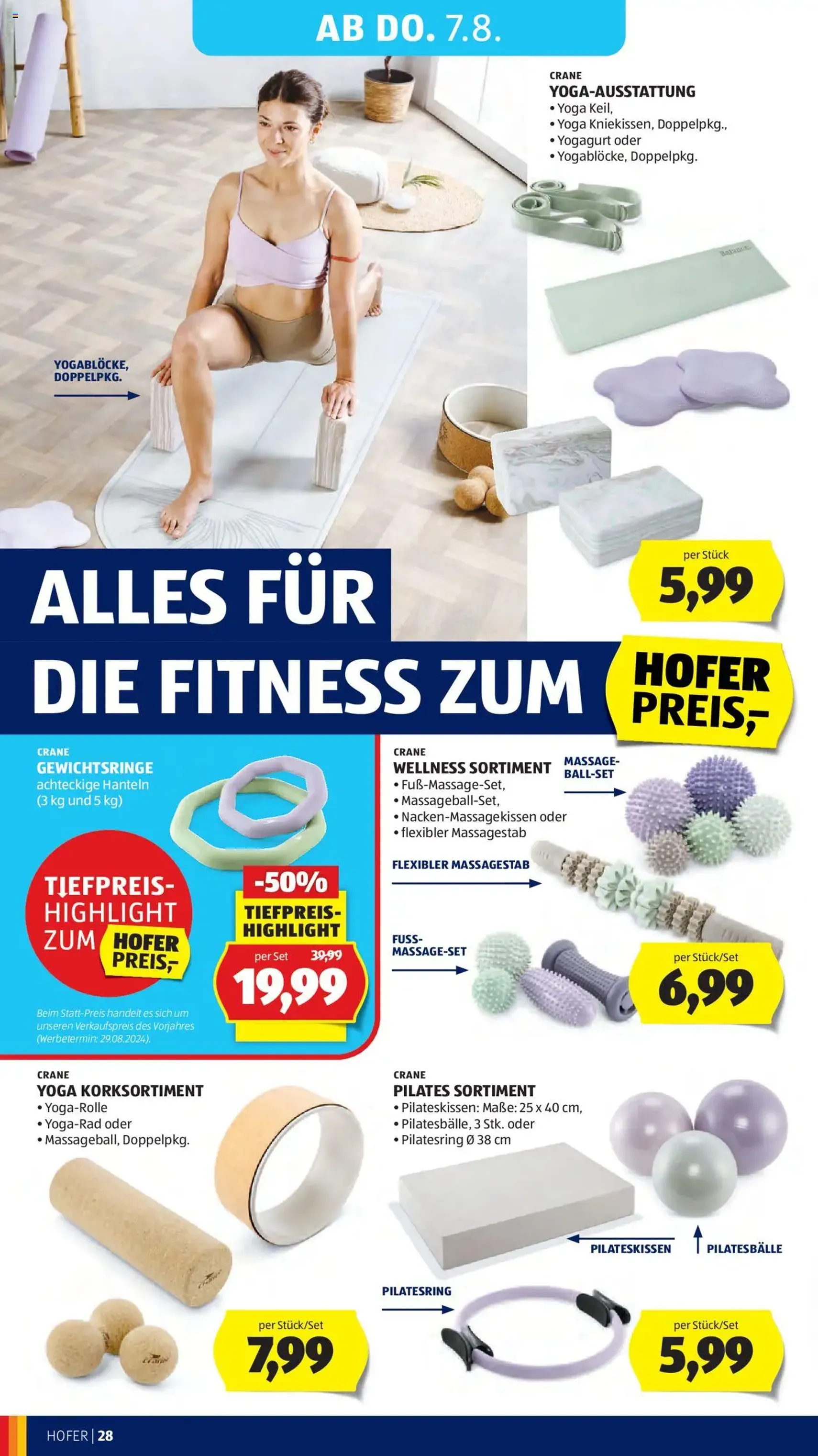 Hofer Flugblatt - Gültiger Prospekt ab 01.08.2025, Seite 32 von insgesamt 41 Hofer Flugblatt - Gültiger Prospekt ab 01.08.2025, Seite 32 von insgesamt 41