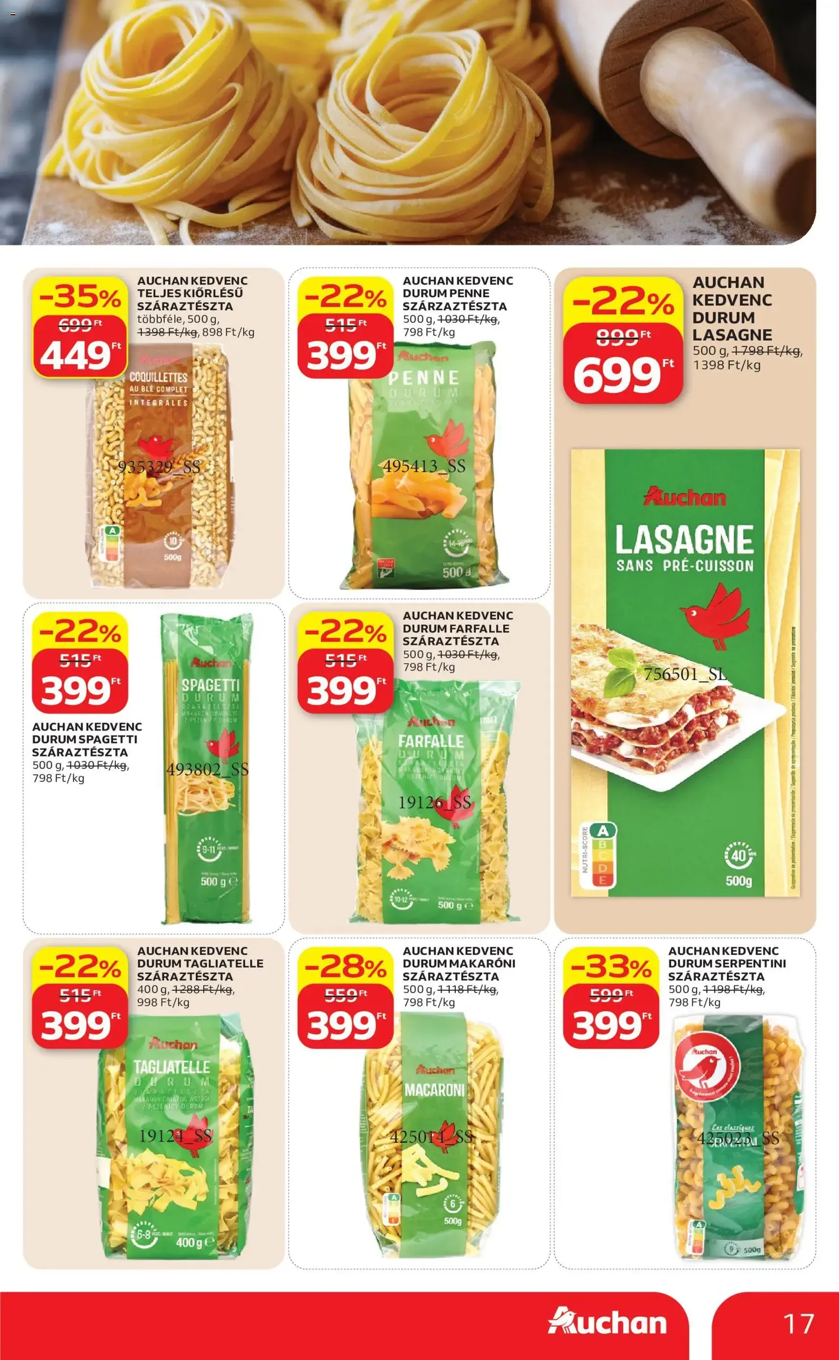 Auchan akciós újság - 2026.06.25. érvényes szórólap 17 oldal 38 oldalból