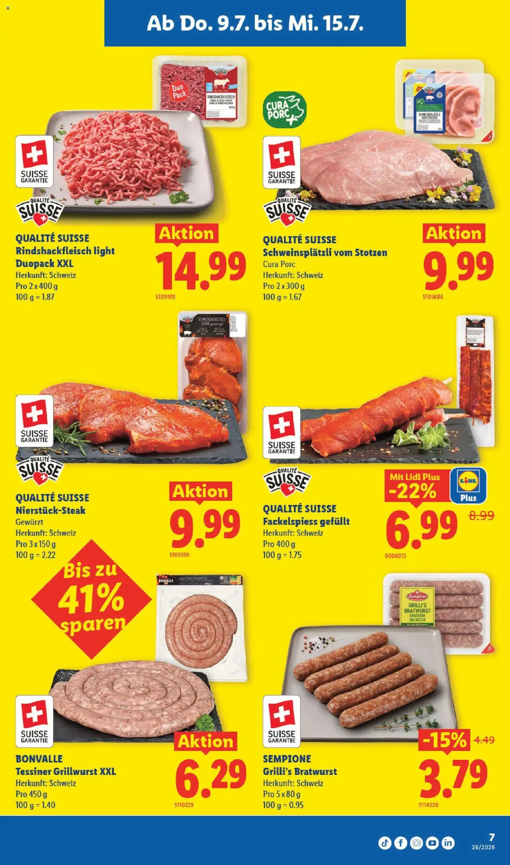 Lidl aktionen - Gültiger Prospekt ab 09.07.2026, Seite 9 von insgesamt 36
