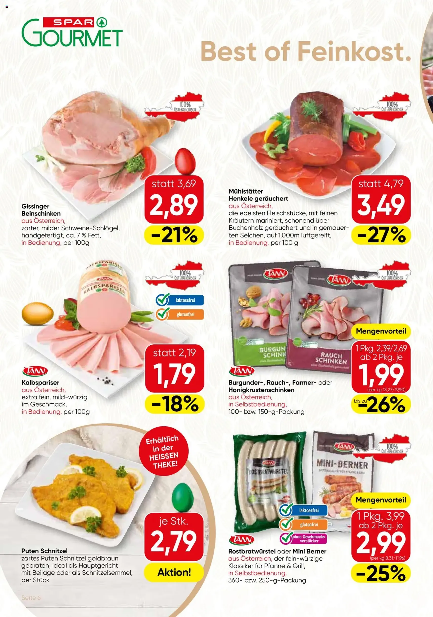 SPAR Gourmet Flugblatt - Gültiger Prospekt ab 12.03.2026, Seite 6 von insgesamt 12
