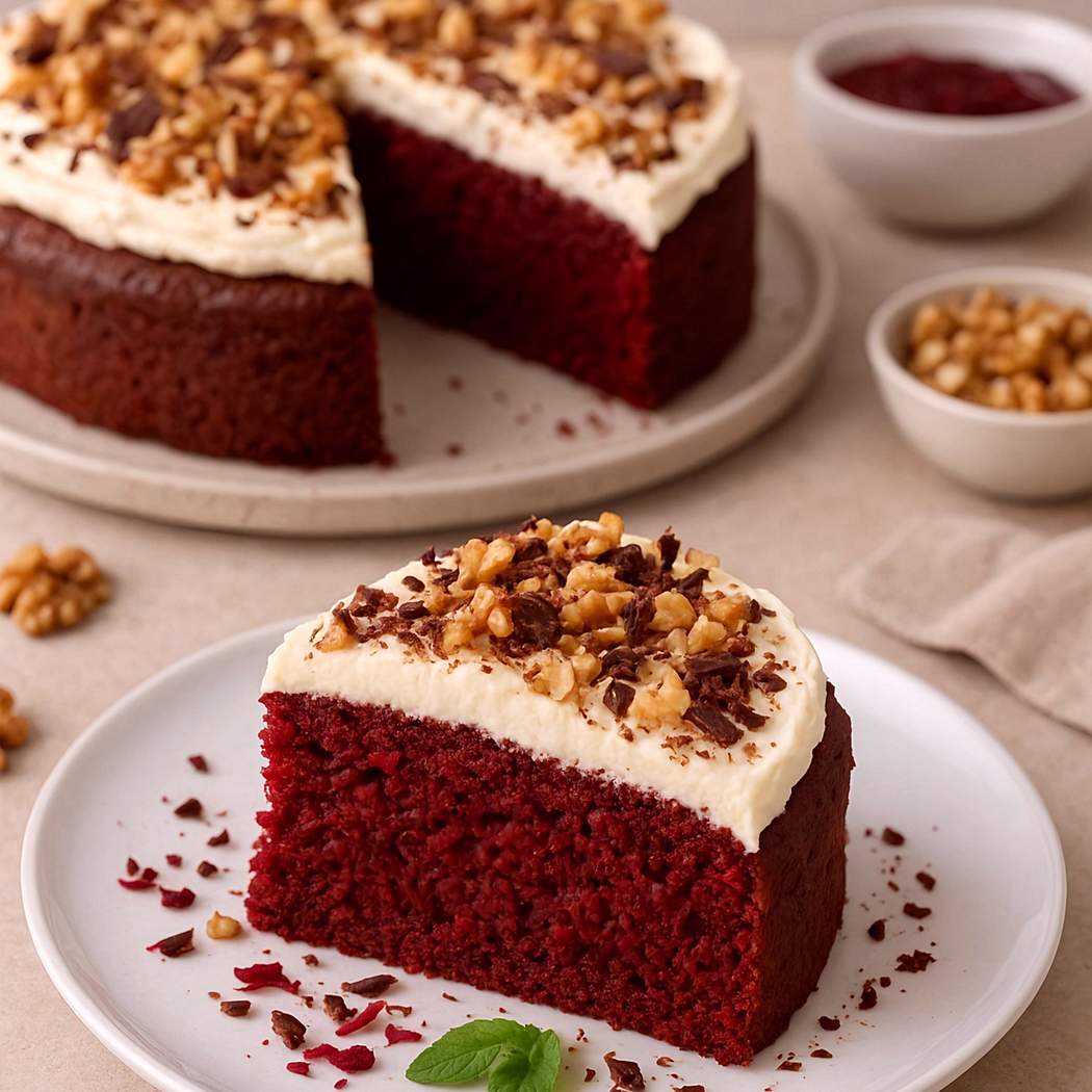 Vláčna cviklová torta