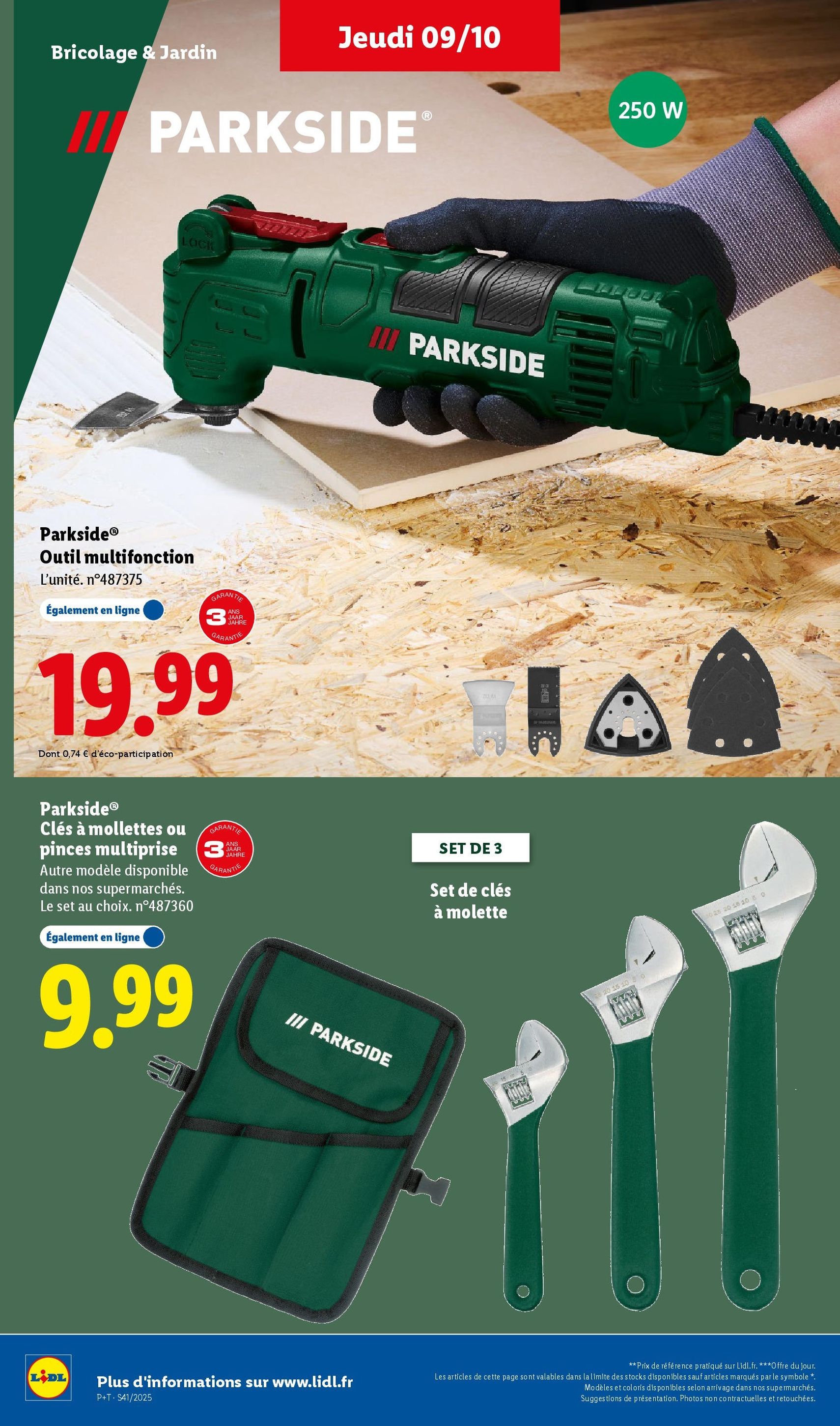 LIDL catalogue semaine 41 - brochure valable à partir du 09/10/2025, page 44 sur 73
