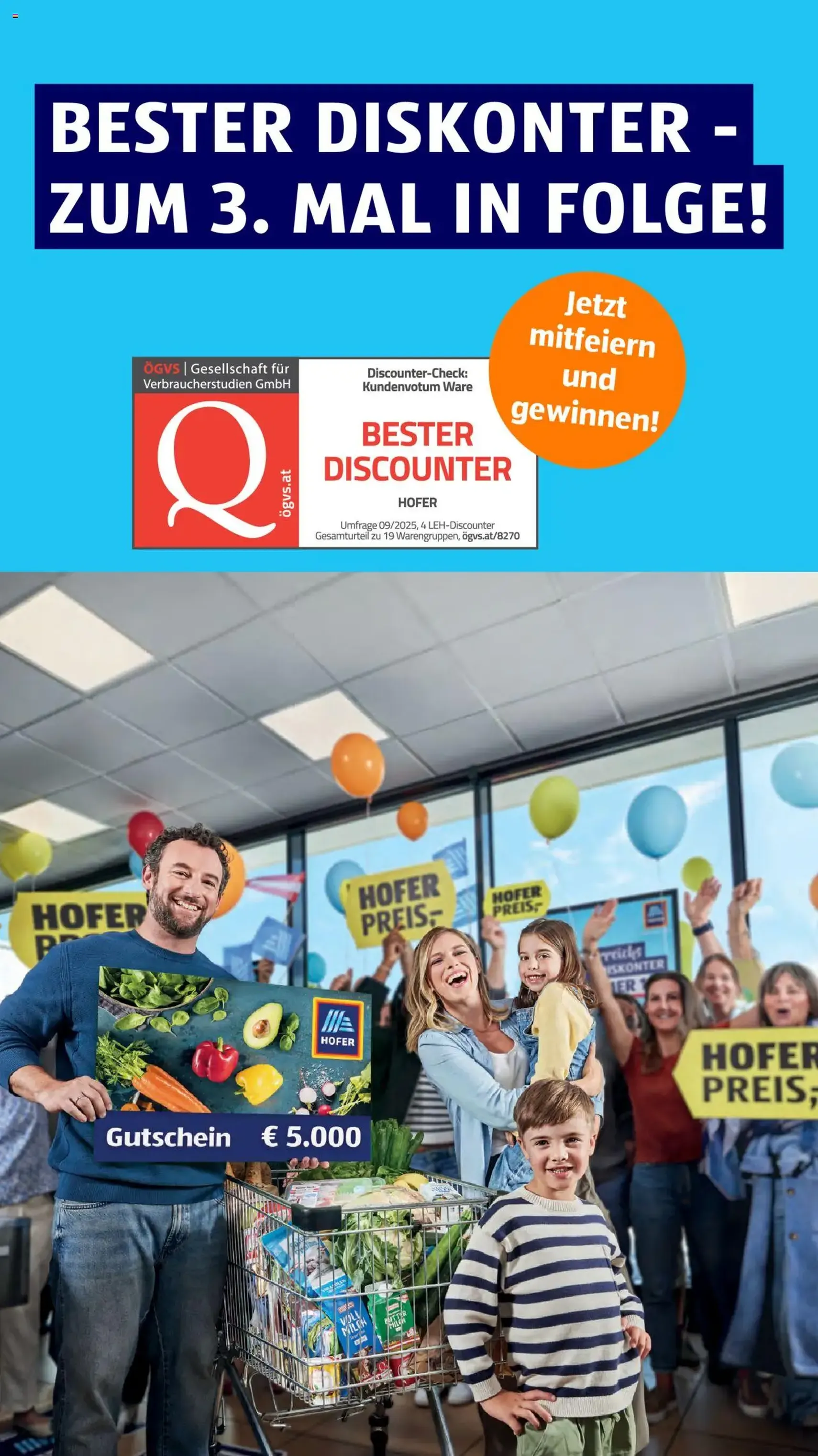 Hofer Flugblatt - Gültiger Prospekt ab 10.10.2025, Seite 22 von insgesamt 40