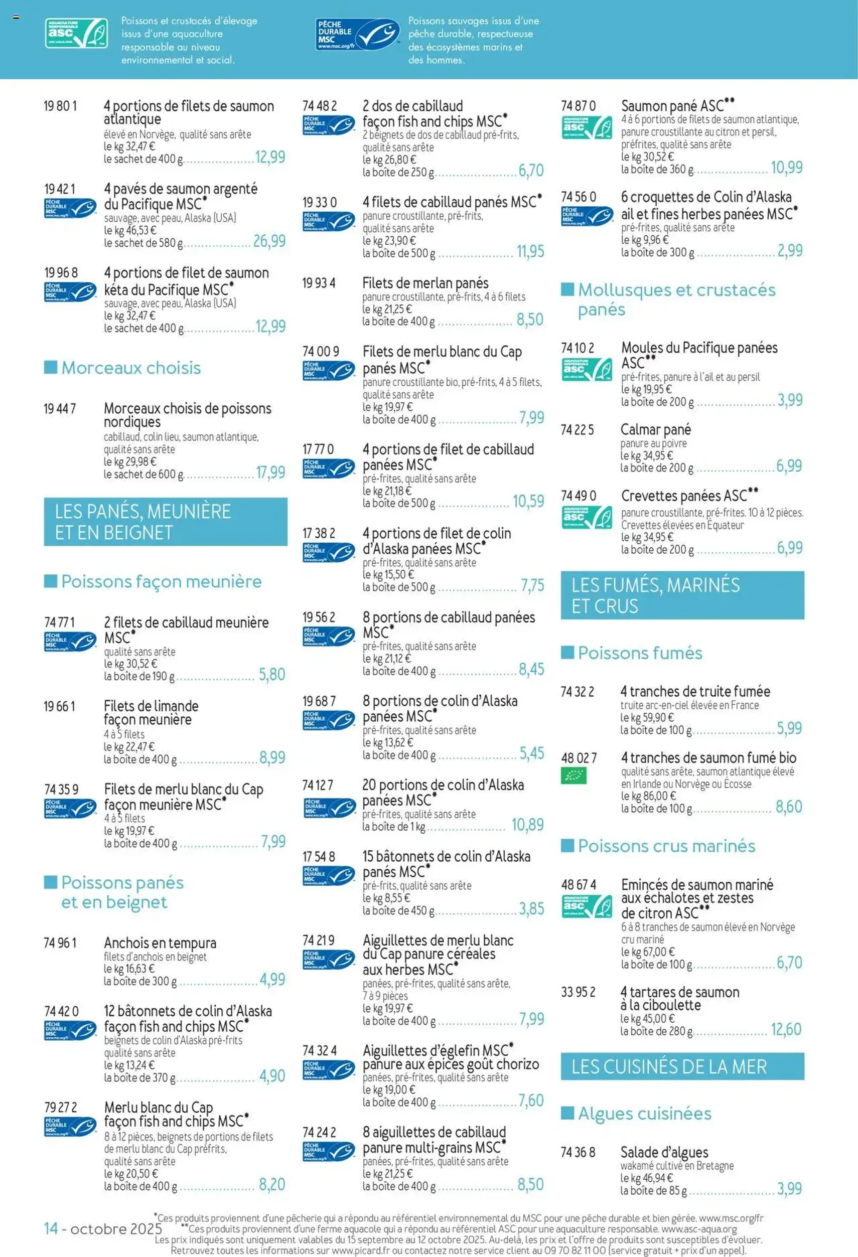 Picard catalogue - brochure valable à partir du 15/09/2025, page 14 sur 36 Picard catalogue - brochure valable à partir du 15/09/2025, page 14 sur 36