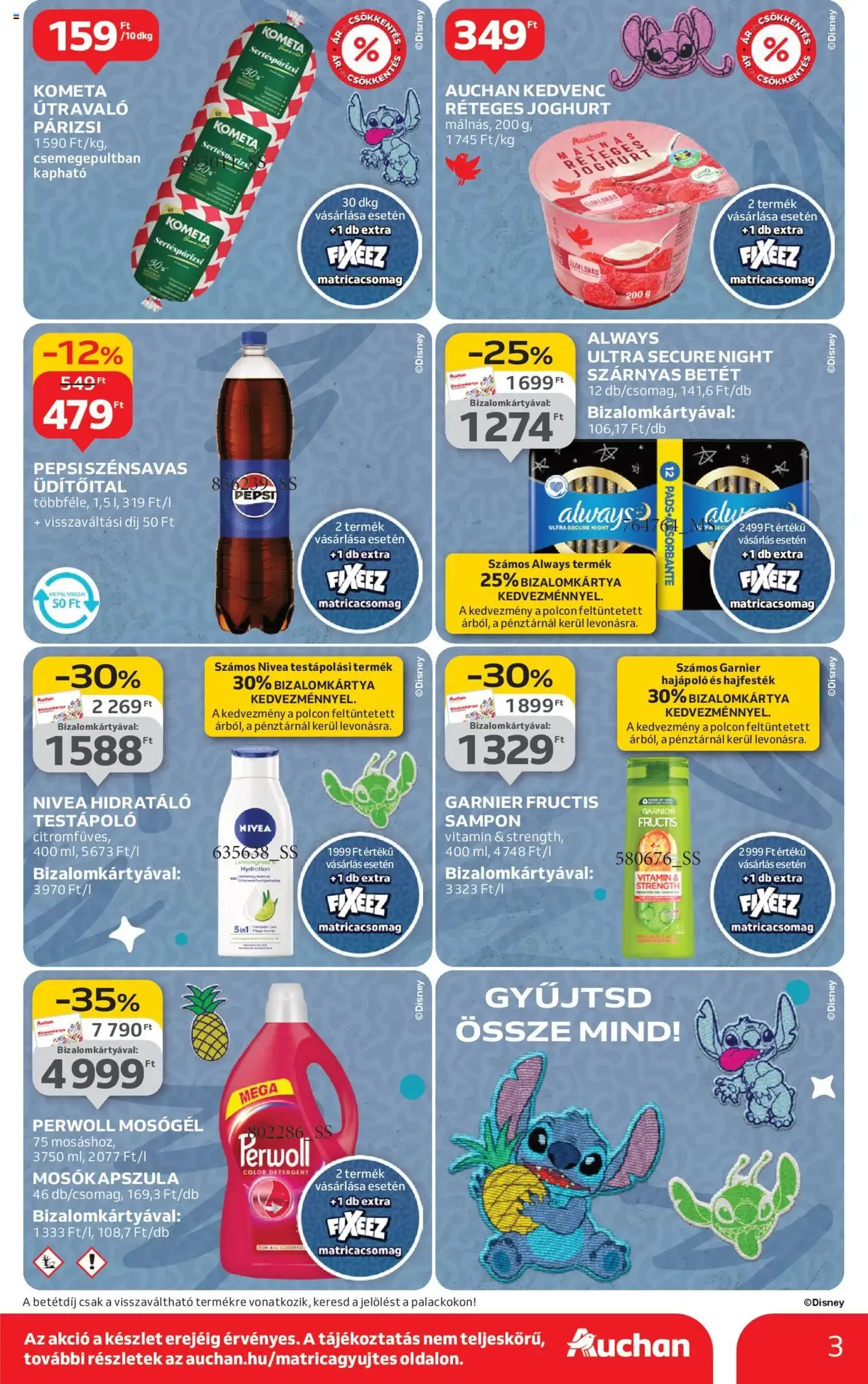 Auchan Akciós újság - 2025.08.28. érvényes szórólap 3 oldal 46 oldalból