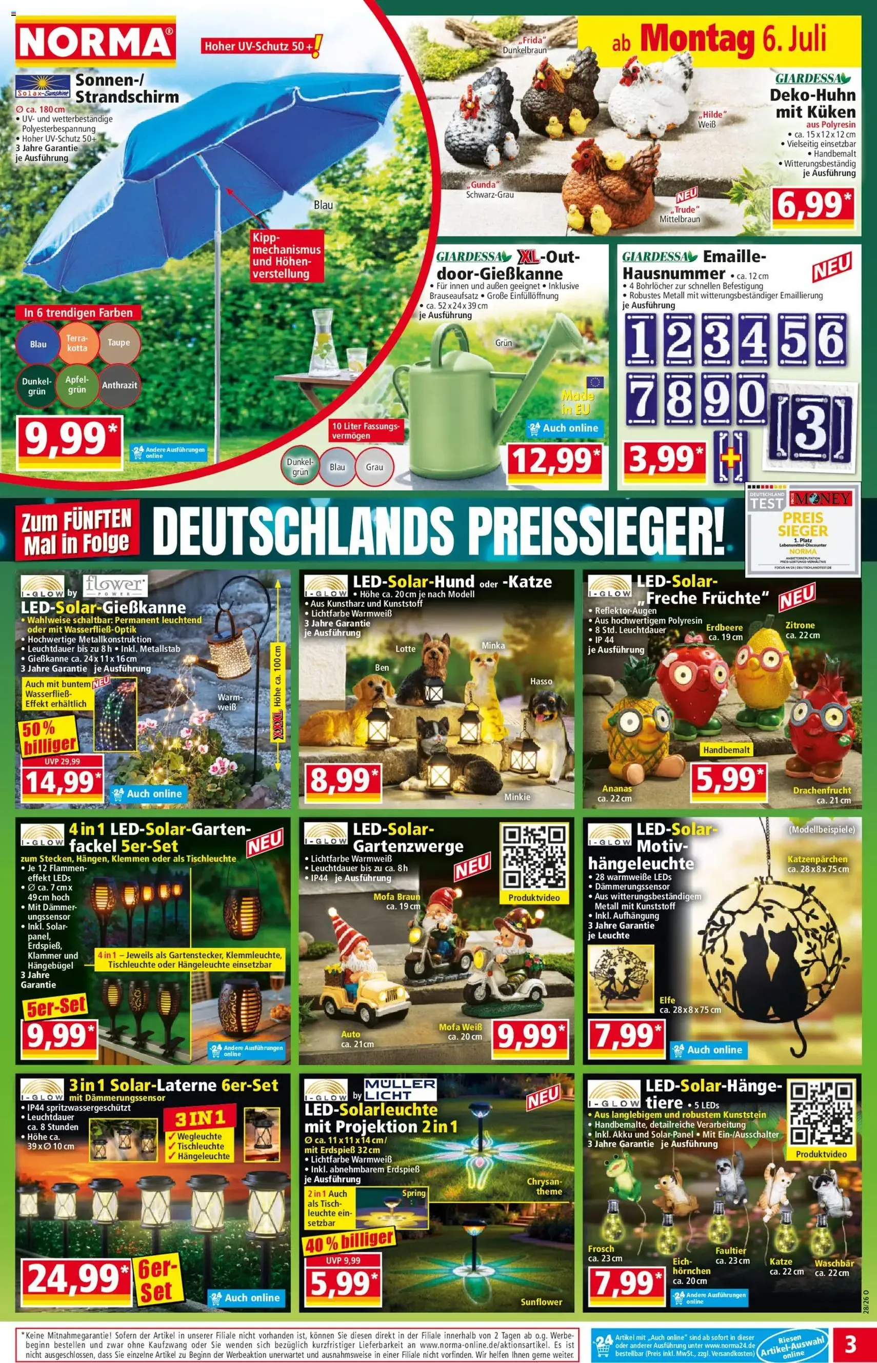 Norma Prospekt - Gültiger Prospekt ab 06.07.2026, Seite 3 von insgesamt 21