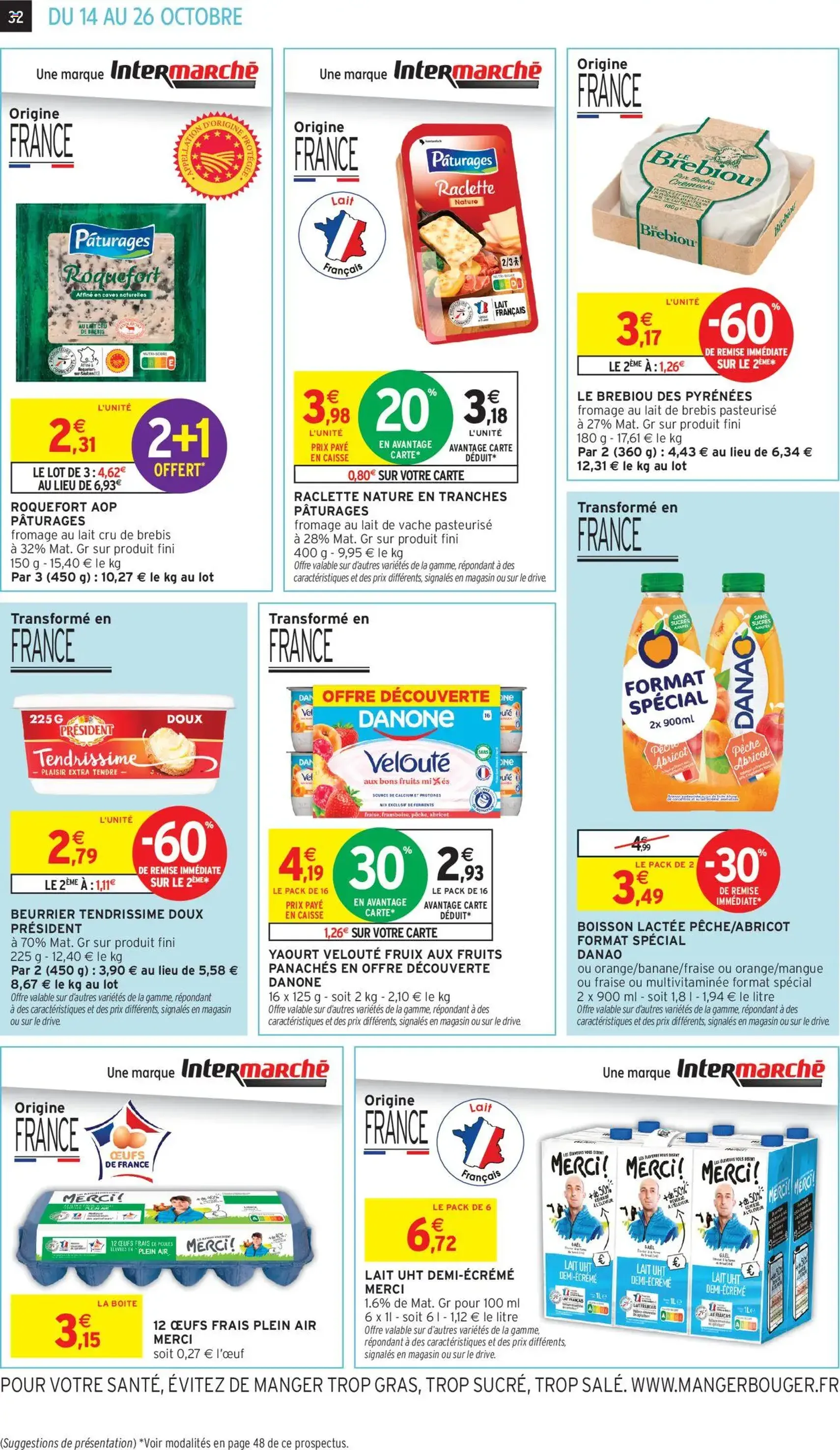 Intermarché catalogue semaine 42 - brochure valable à partir du 14/10/2025, page 32 sur 52