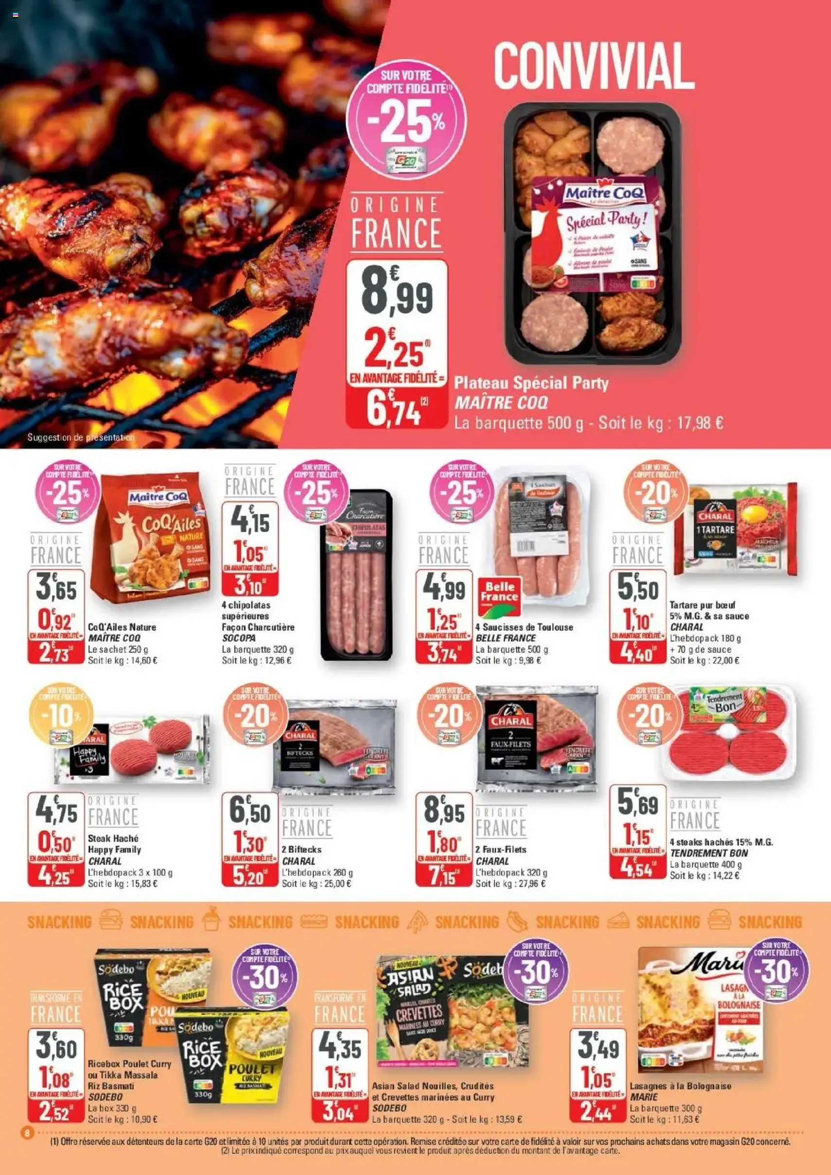G20 Supermarchés catalogue - brochure valable à partir du 27/08/2025, page 8 sur 24