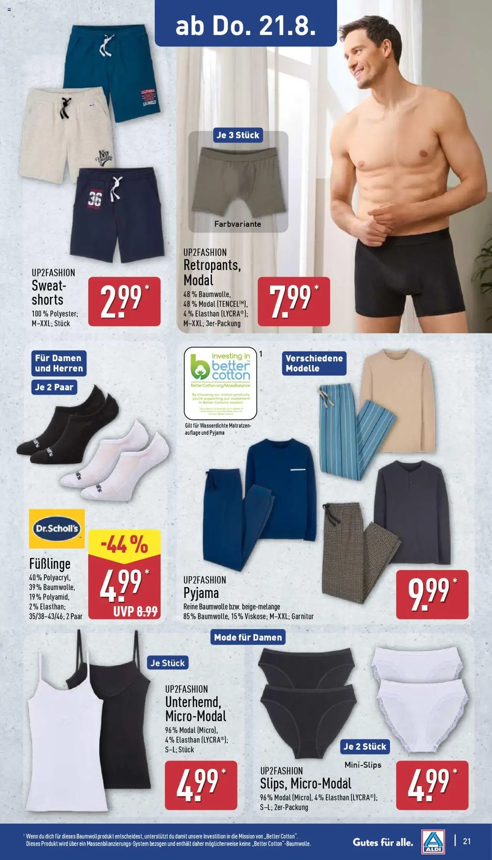 Aldi Prospekt - Gültiger Prospekt ab 18.08.2025, Seite 21 von insgesamt 44 Aldi Prospekt - Gültiger Prospekt ab 18.08.2025, Seite 21 von insgesamt 44