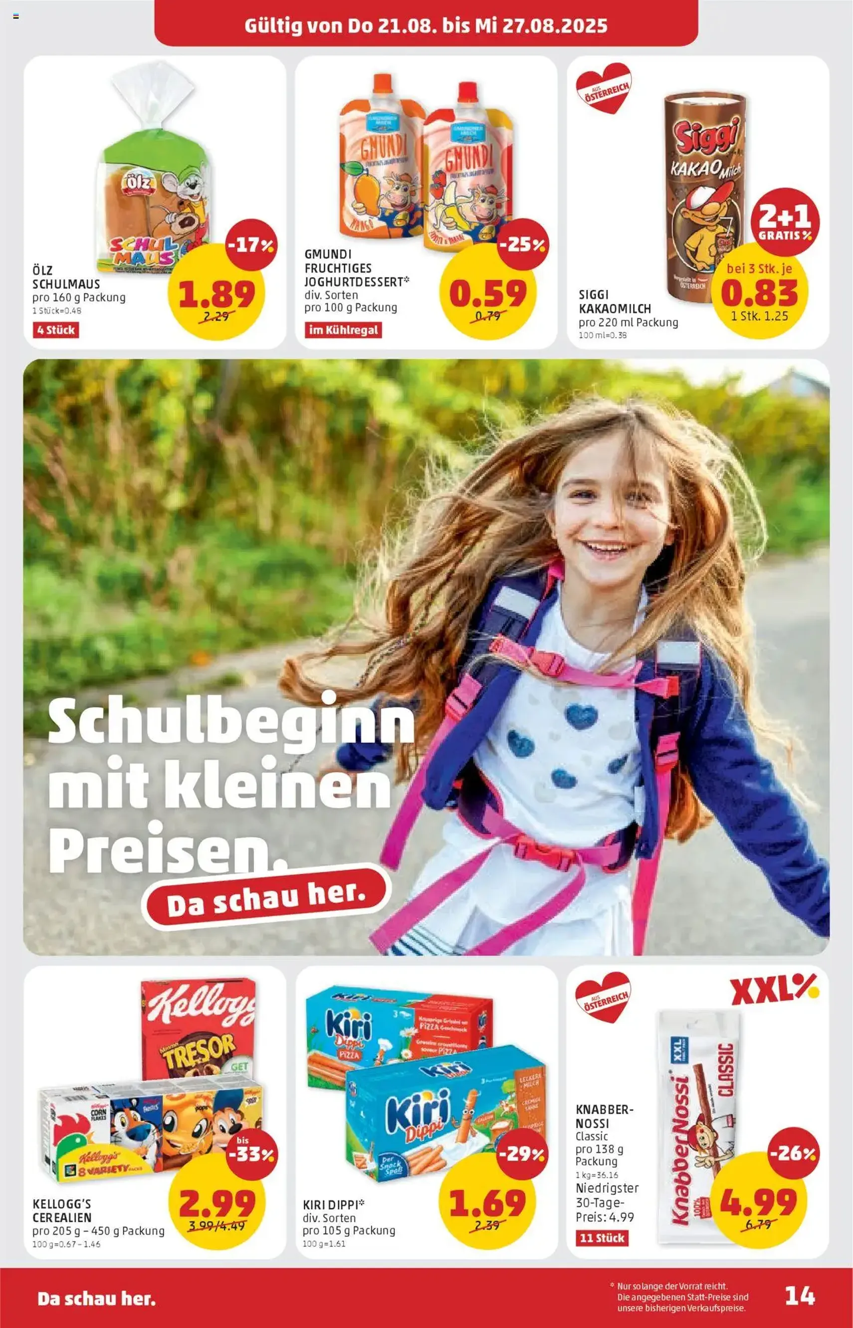 Penny Markt Flugblatt - Gültiger Prospekt ab 21.08.2025, Seite 14 von insgesamt 32