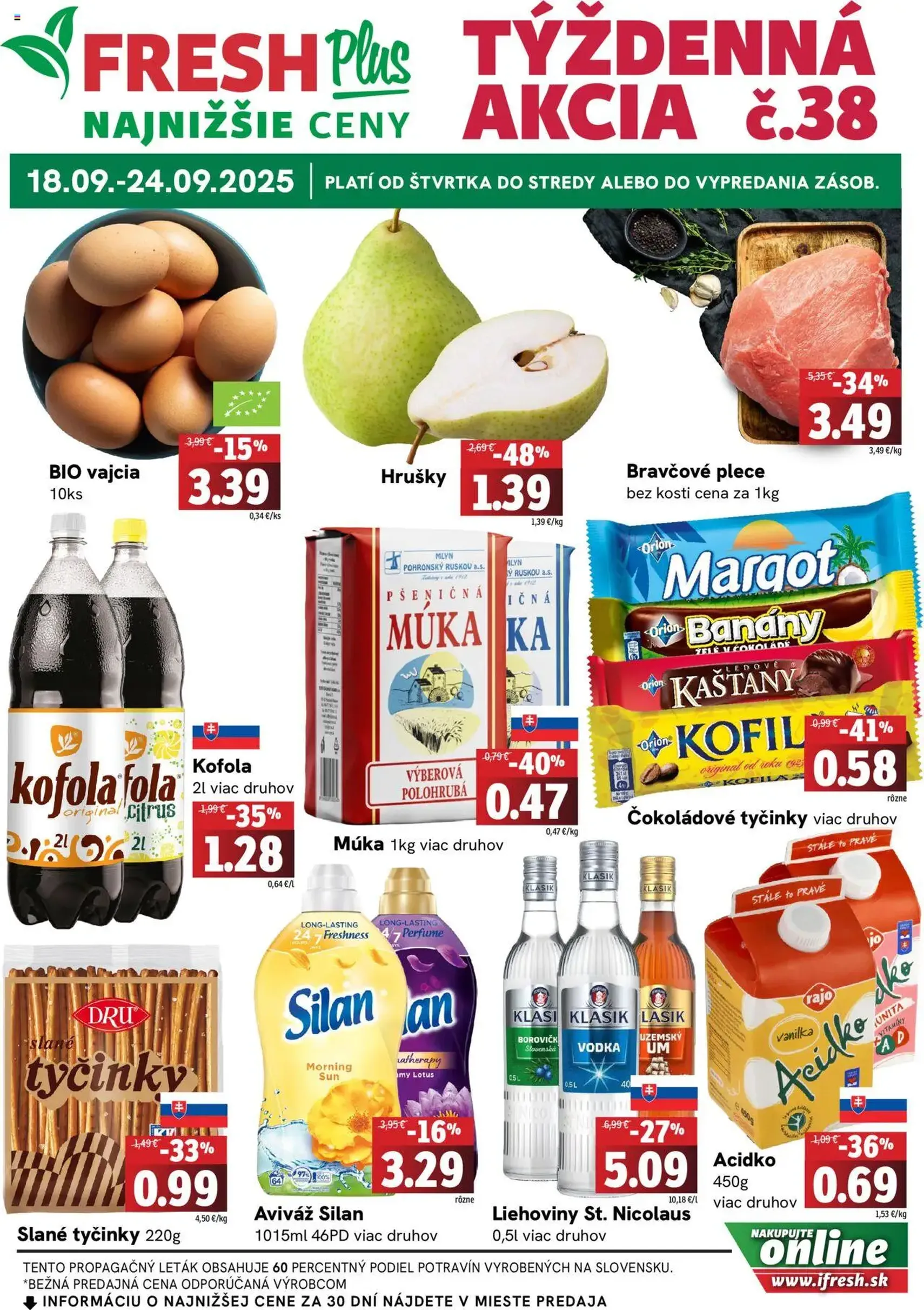 Fresh leták - platný leták od 18.09.2025 strana 1 z 4