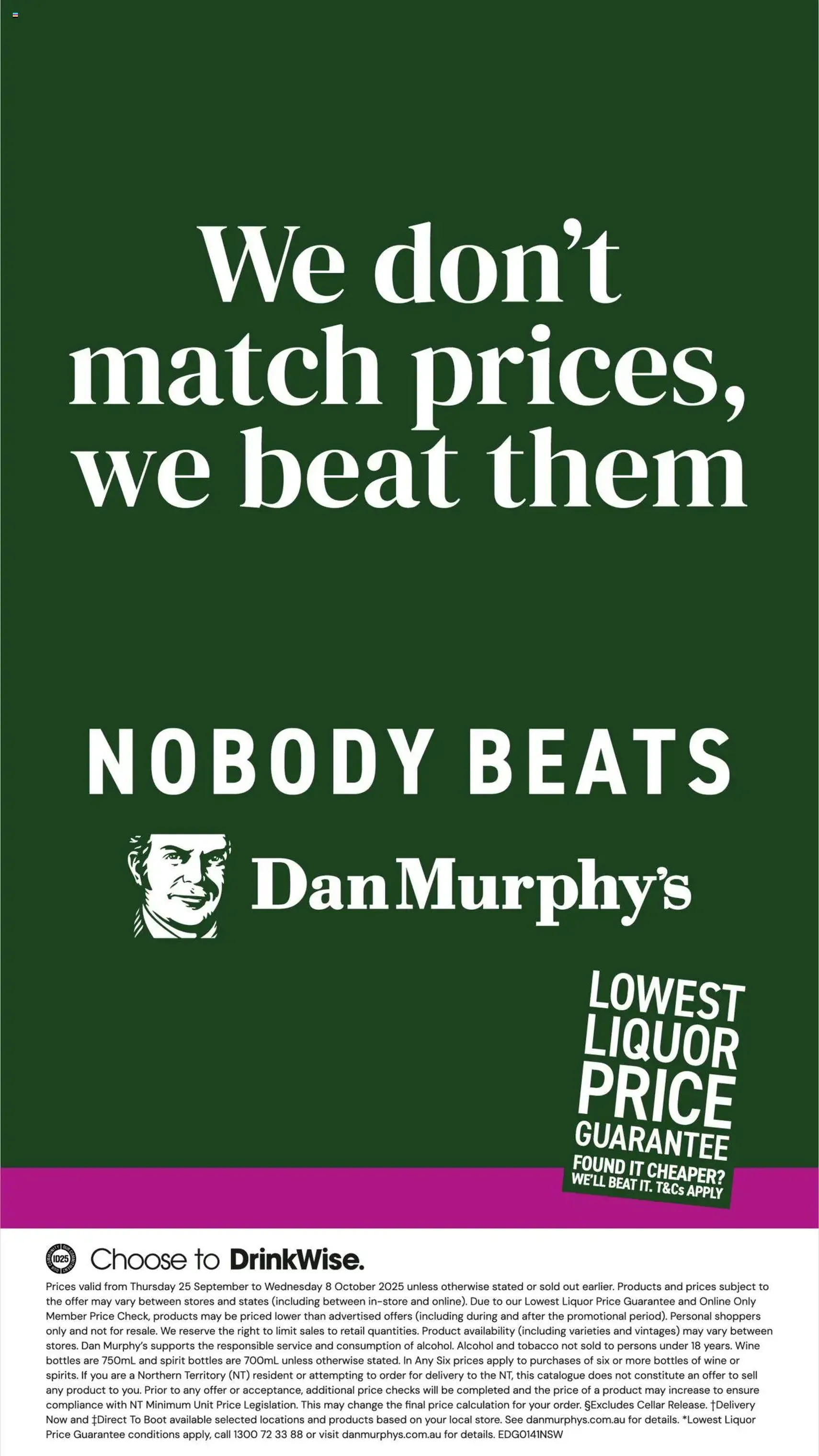 Dan Murphy's Catalogue NSW - valid flyer from 25/09/2025, page 40 of 40