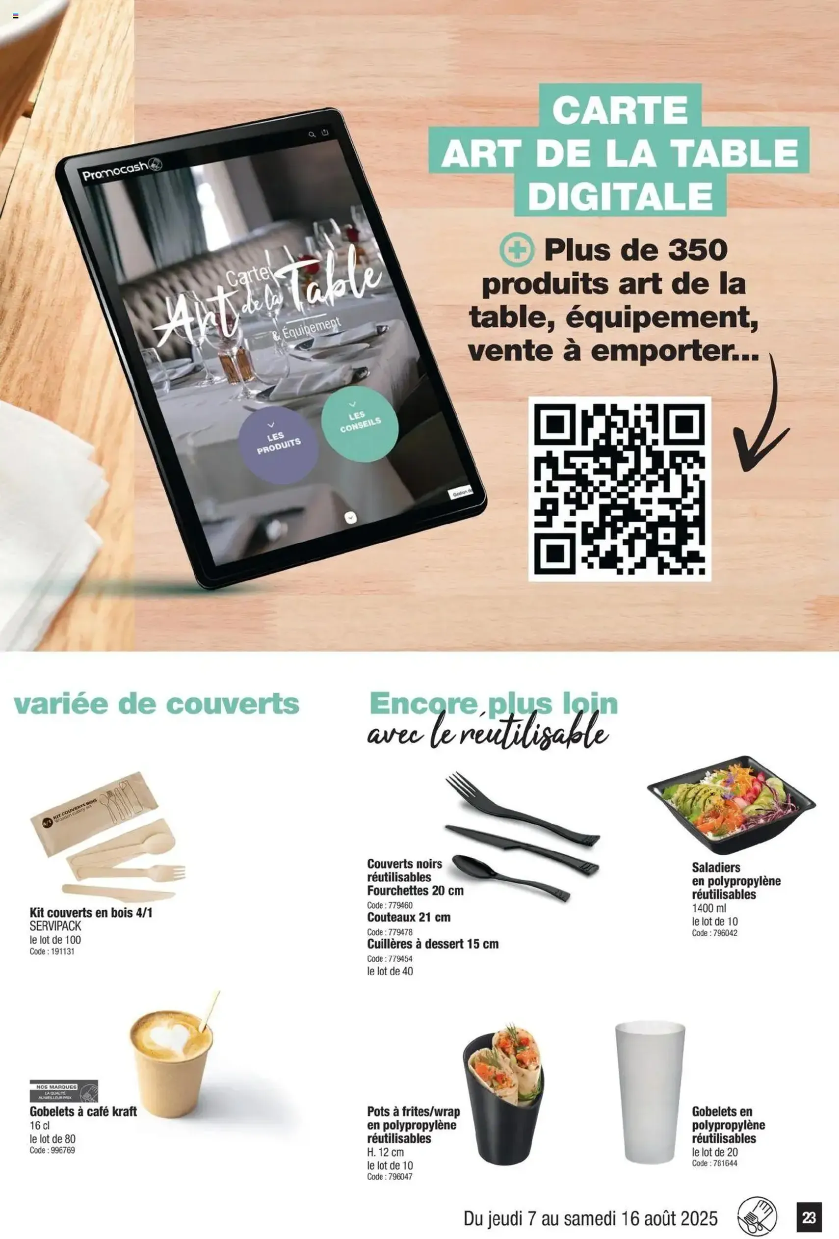 Promocash catalogue - brochure valable à partir du 07/08/2025, page 23 sur 24 Promocash catalogue - brochure valable à partir du 07/08/2025, page 23 sur 24
