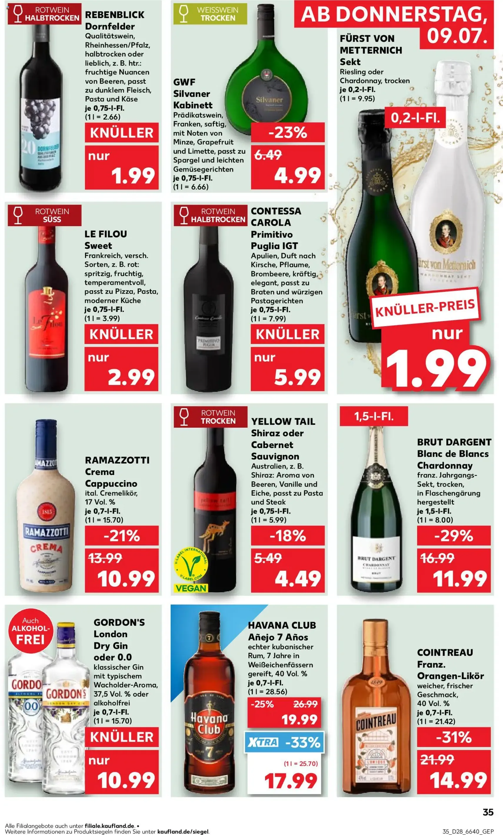 Kaufland Prospekt - Gültiger Prospekt ab 09.07.2026, Seite 35 von insgesamt 52