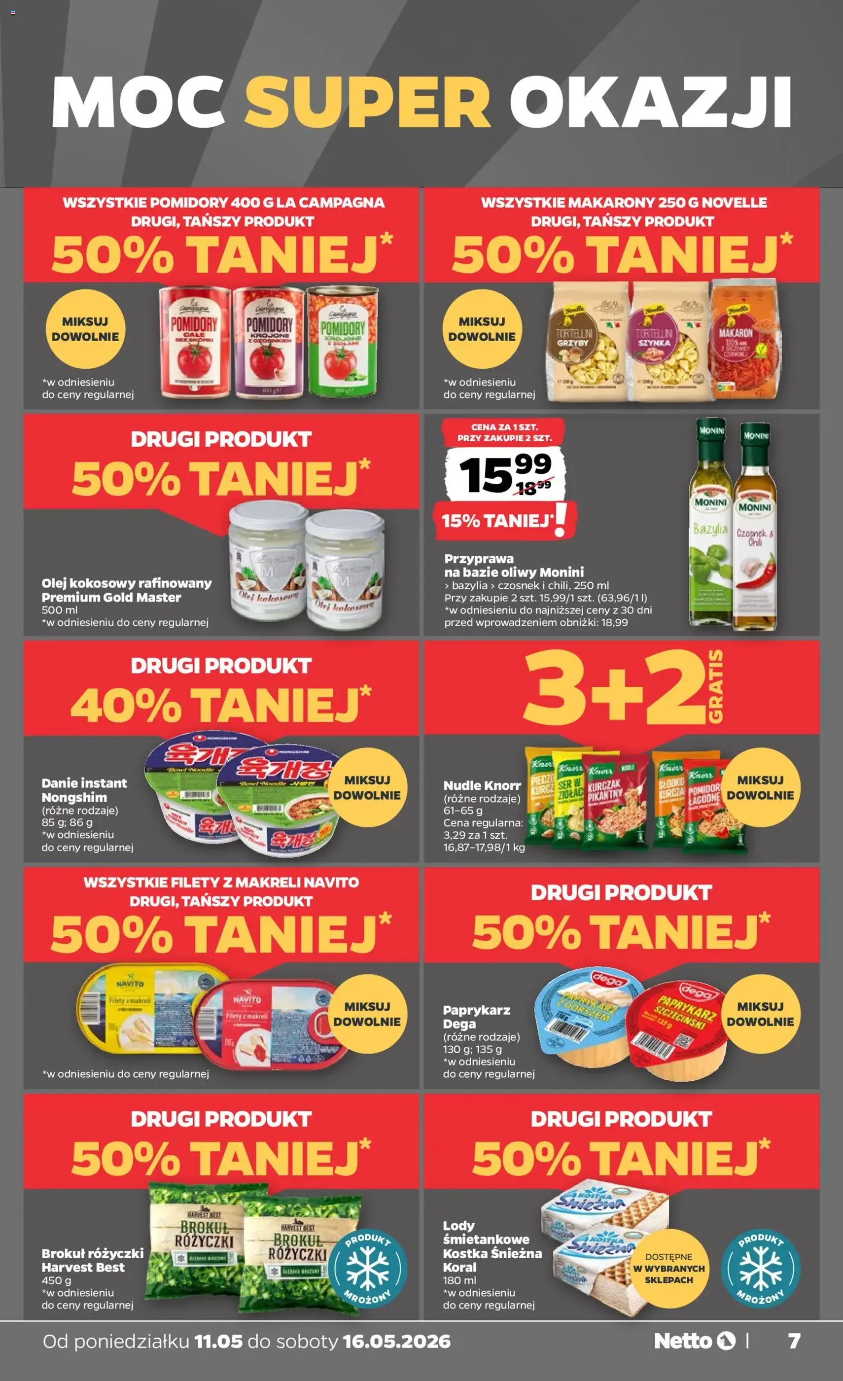 Netto gazetka od poniedziałku spożywcza - ważny gazetka od 11.05.2026 strona 7 z 36