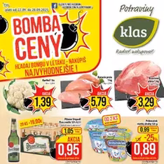 Klas leták - náhľad letáku platný od 22.09.2025