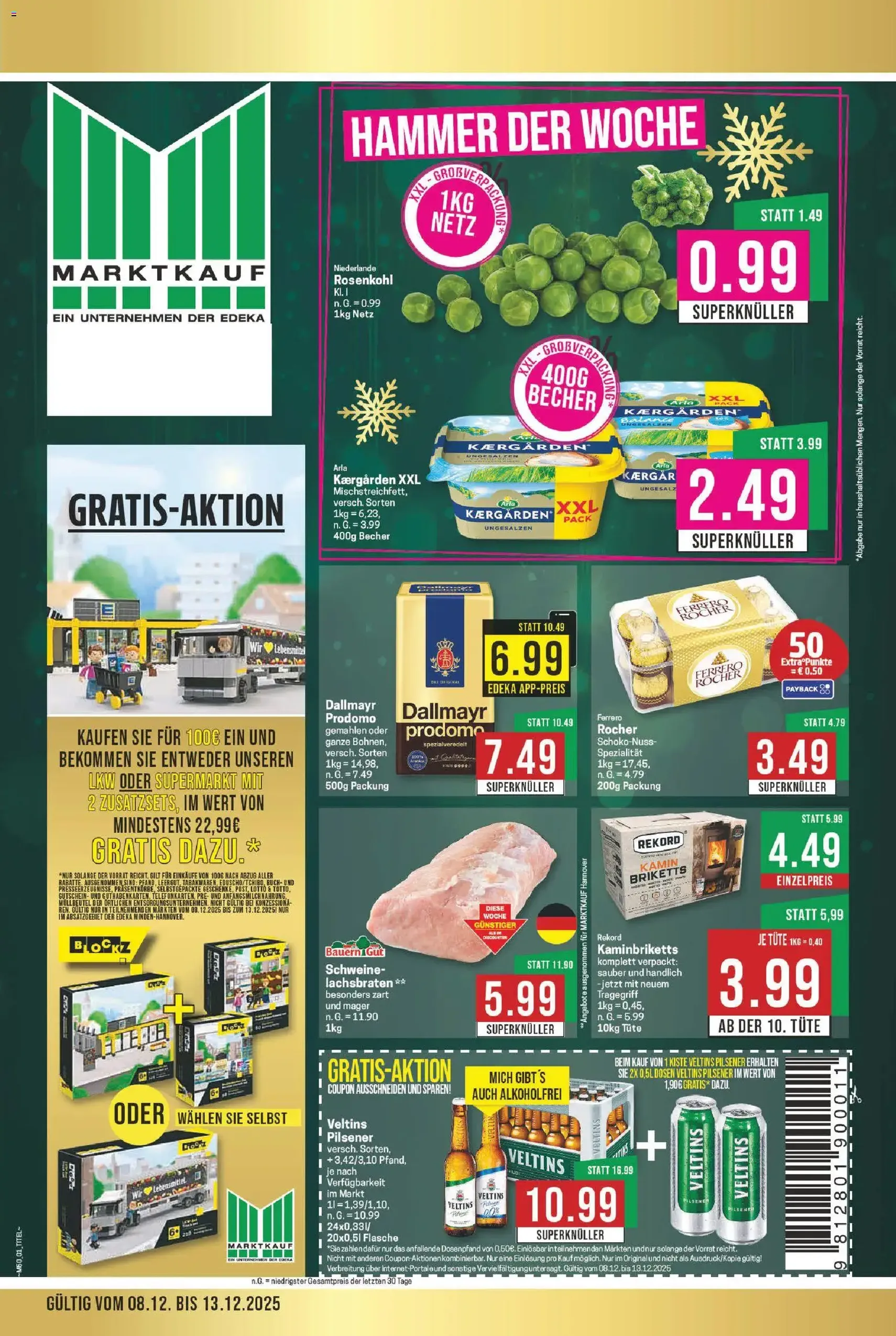Marktkauf Prospekt - Gültiger Prospekt ab 08.12.2025, Seite 1 von insgesamt 28