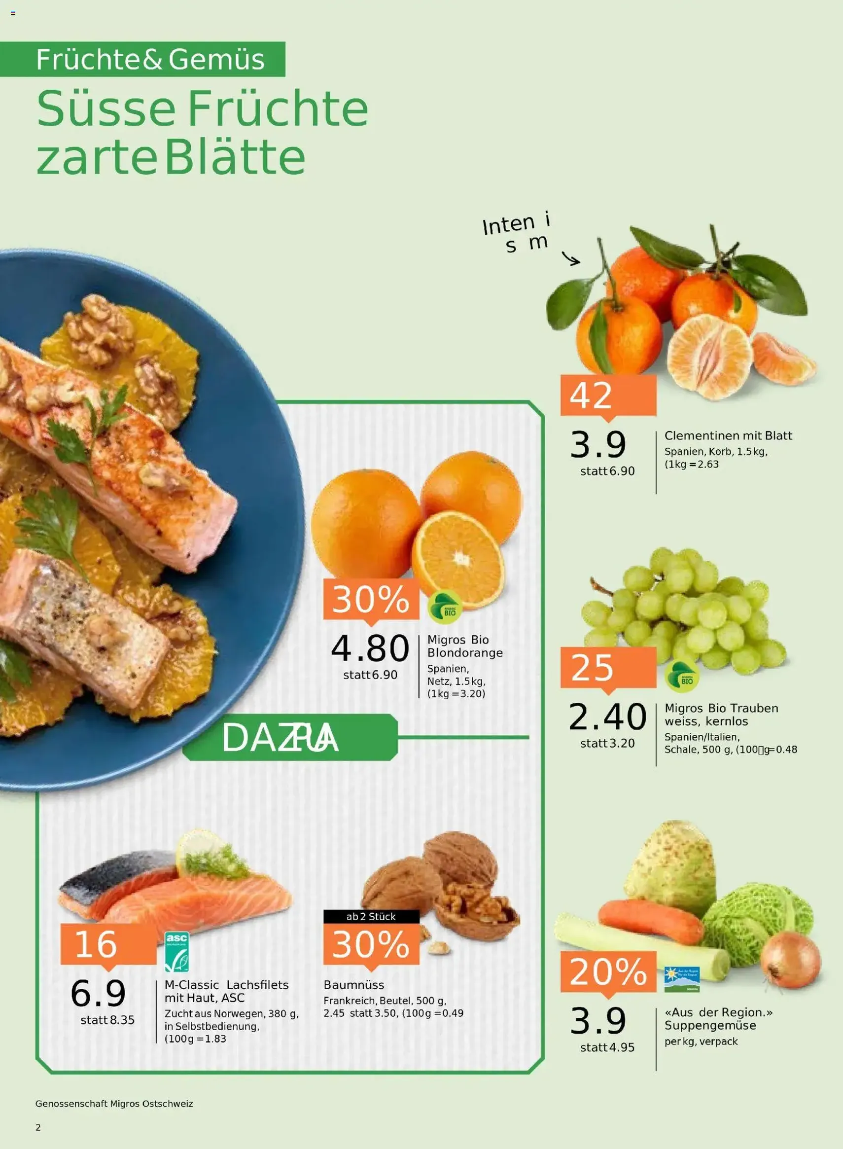 Migros Aktionen - Gültiger Prospekt ab 04.11.2025, Seite 2 von insgesamt 20
