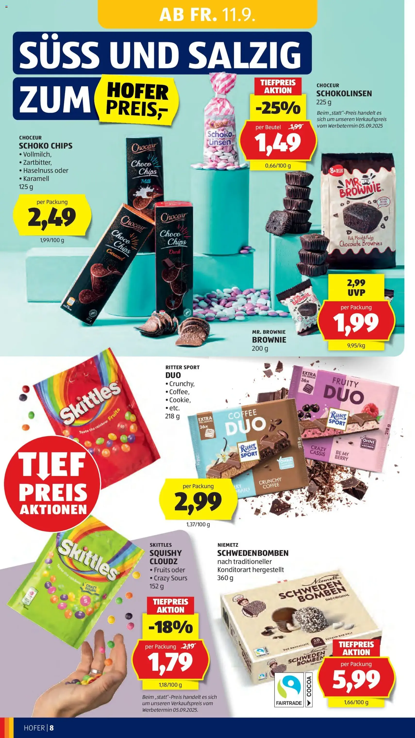 Hofer Flugblatt - Gültiger Prospekt ab 11.09.2026, Seite 16 von insgesamt 47