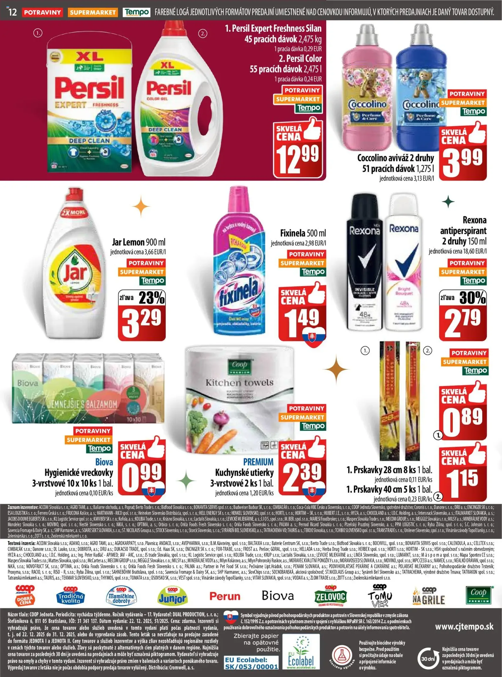 COOP Jednota leták - platný leták od 22.12.2025 strana 12 z 28