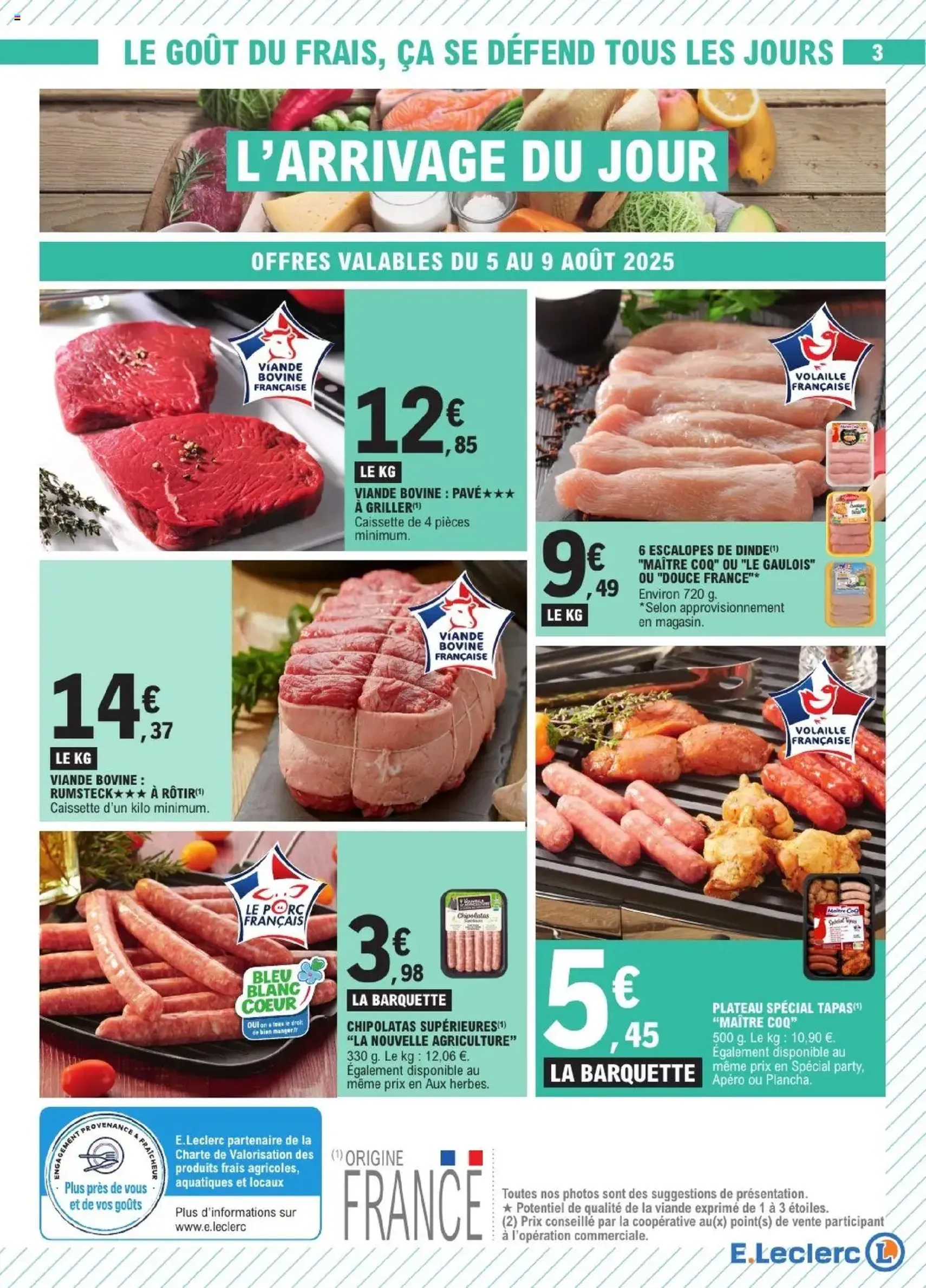 E.Leclerc catalogue semaine 32 - brochure valable à partir du 05/08/2025, page 3 sur 20 E.Leclerc catalogue semaine 32 - brochure valable à partir du 05/08/2025, page 3 sur 20