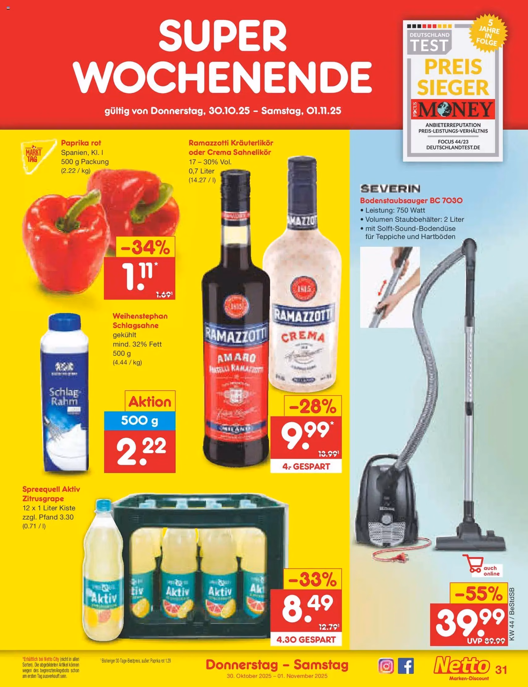 Netto Marken-Discount Prospekt - Gültiger Prospekt ab 27.10.2025, Seite 35 von insgesamt 65 Netto Marken-Discount Prospekt - Gültiger Prospekt ab 27.10.2025, Seite 35 von insgesamt 65