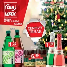 CBA Verex leták - náhľad letáku platný od 01.12.2025