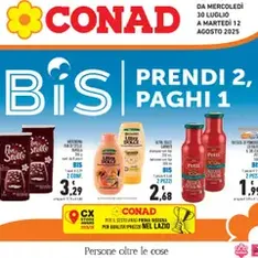 Volantino Conad - anteprima volantino valido dal 30/07/2025