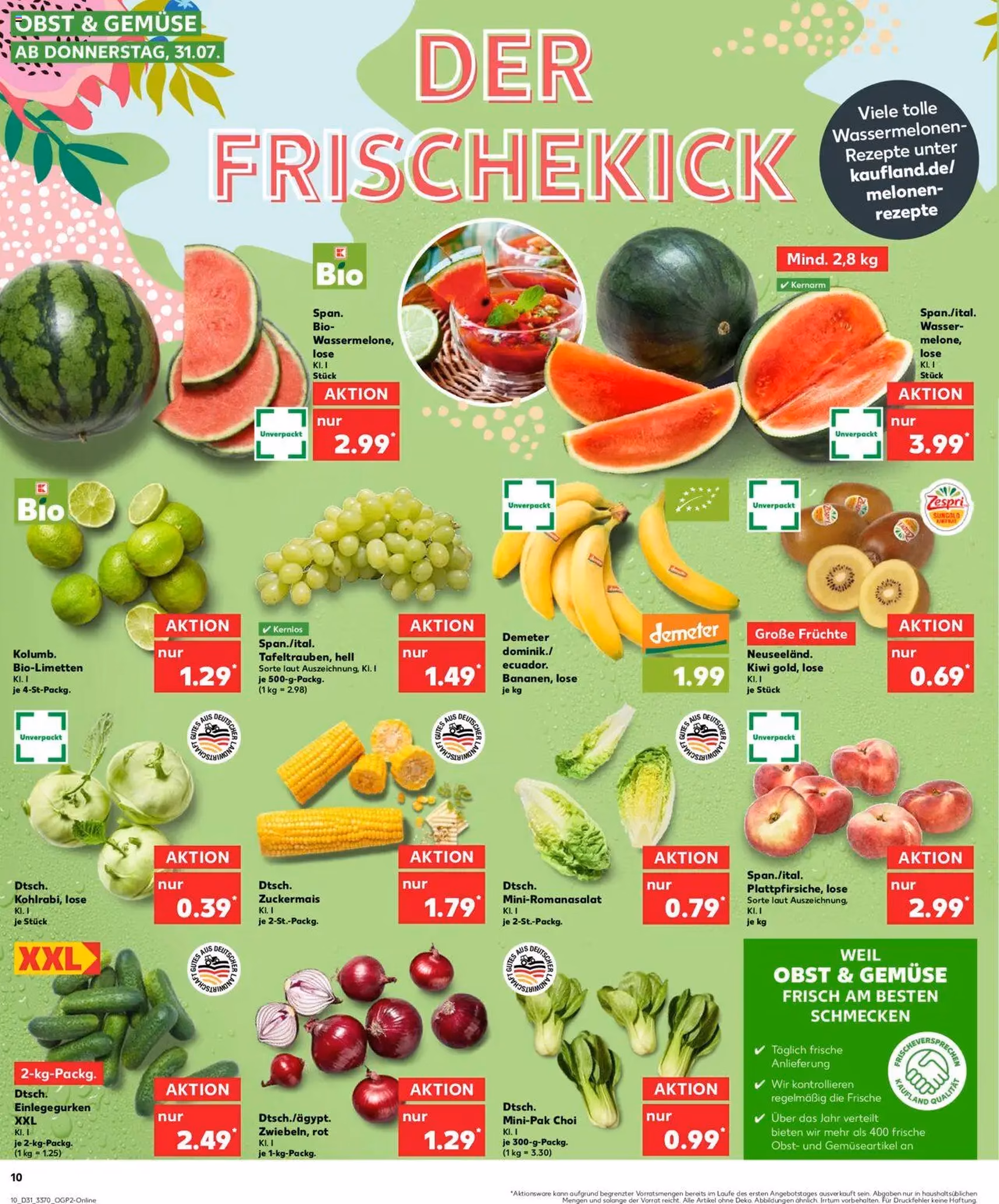 Kaufland Prospekt - Gültiger Prospekt ab 31.07.2025, Seite 10 von insgesamt 36