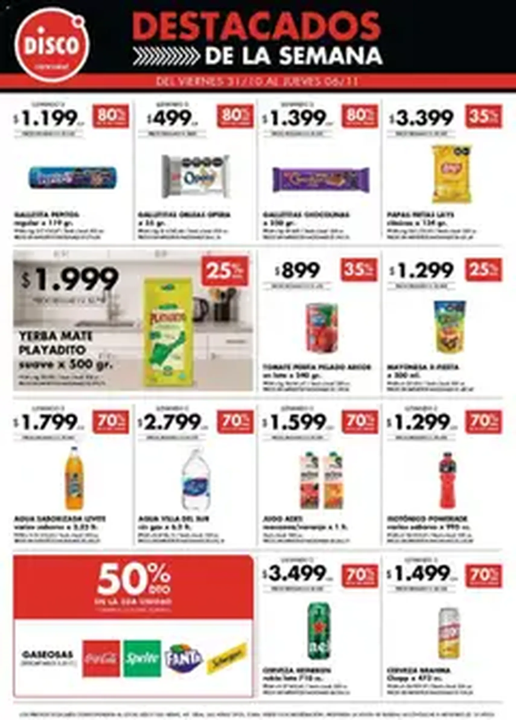Disco - Destacados - Ofertas I Nacional - folleto válido desde 02/11/2025 página 1 de 1