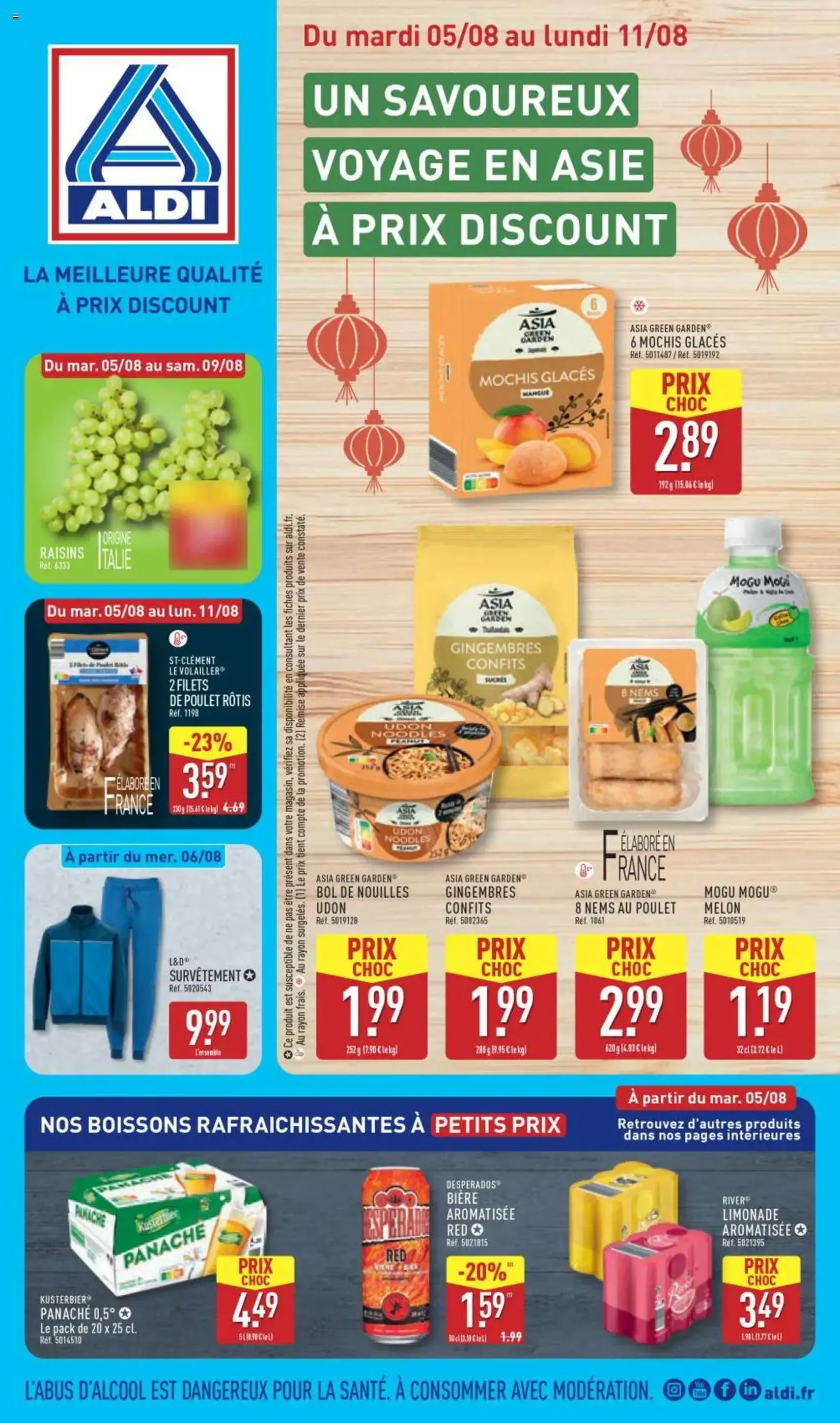 Aldi catalogue semaine 32 - brochure valable à partir du 05/08/2025, page 1 sur 41 Aldi catalogue semaine 32 - brochure valable à partir du 05/08/2025, page 1 sur 41
