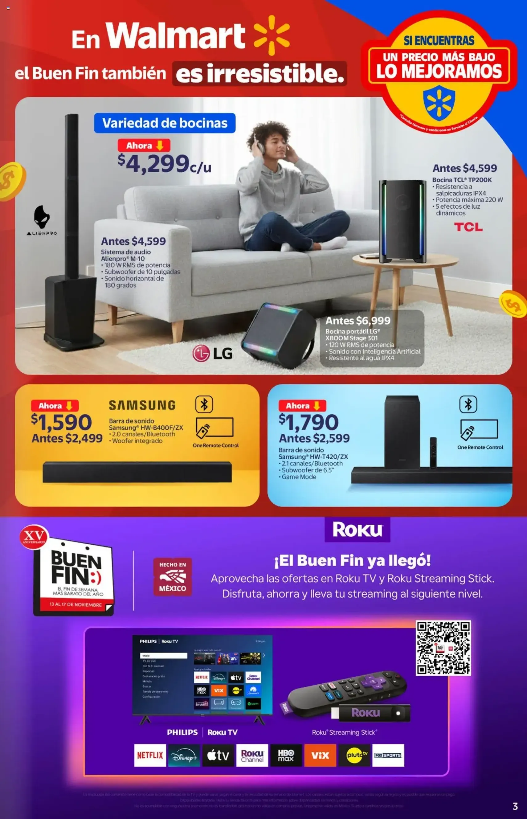Walmart Buen Fin - folleto válido desde 13/11/2025 página 3 de 9