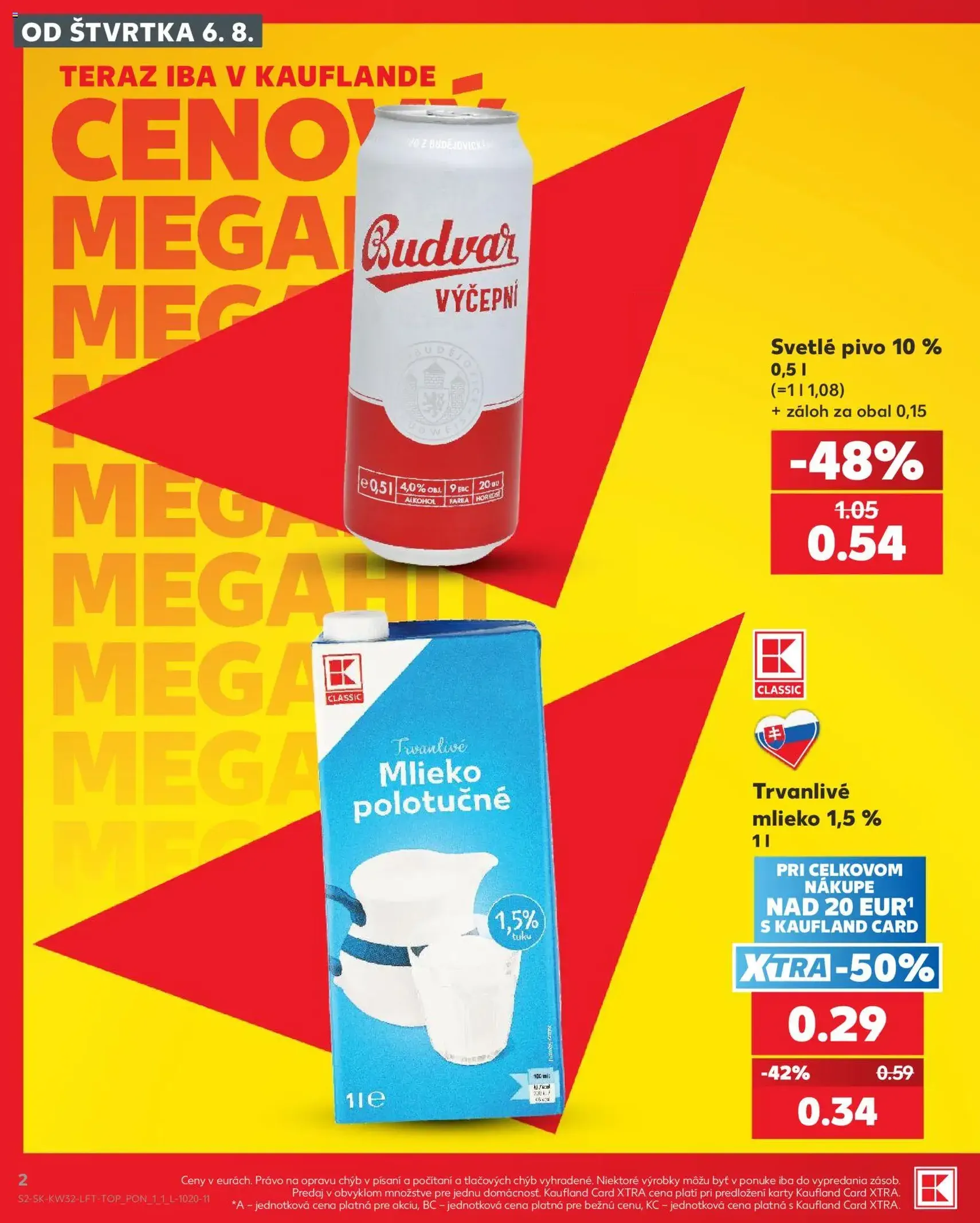 Kaufland SK akciós újság - 2026.08.06. érvényes szórólap 2 oldal 78 oldalból