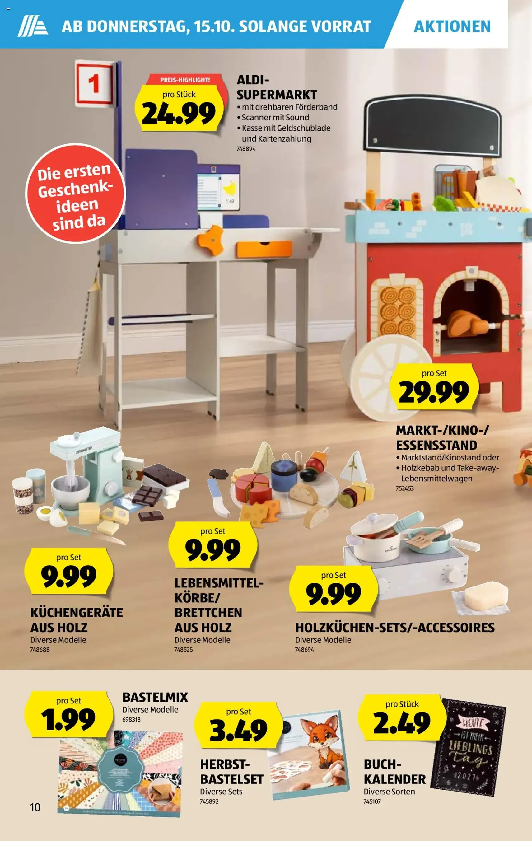 Aldi aktionen - Gültiger Prospekt ab 15.10.2026, Seite 10 von insgesamt 38