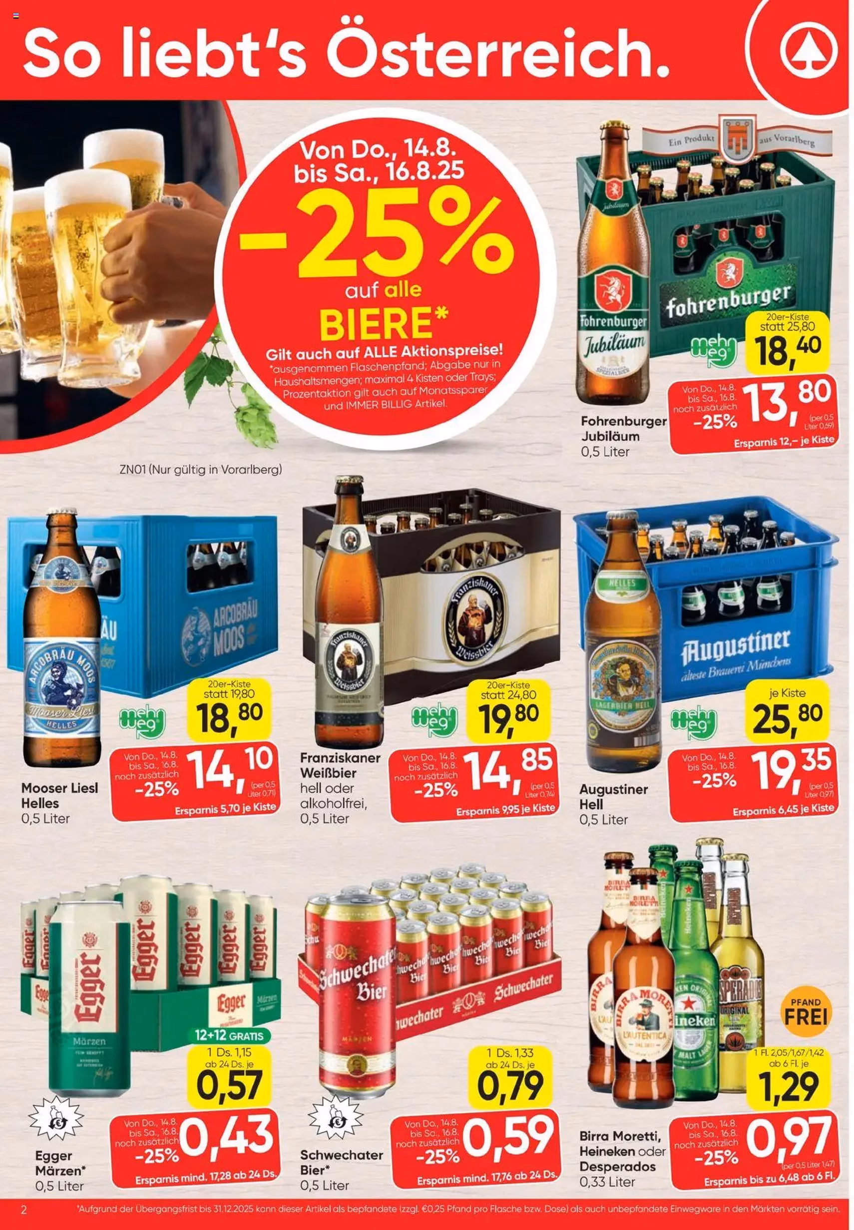 Spar Flugblatt - Gültiger Prospekt ab 14.08.2025, Seite 2 von insgesamt 20