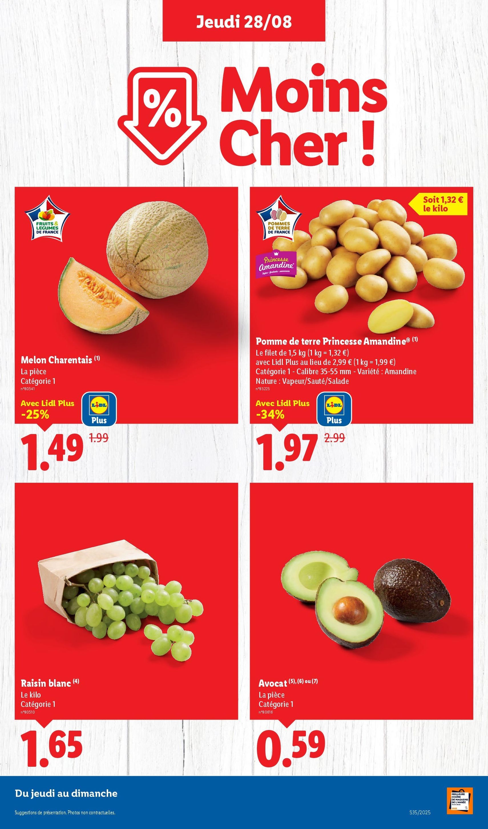 LIDL catalogue semaine 35 - brochure valable à partir du 28/08/2025, page 3 sur 73 LIDL catalogue semaine 35 - brochure valable à partir du 28/08/2025, page 3 sur 73