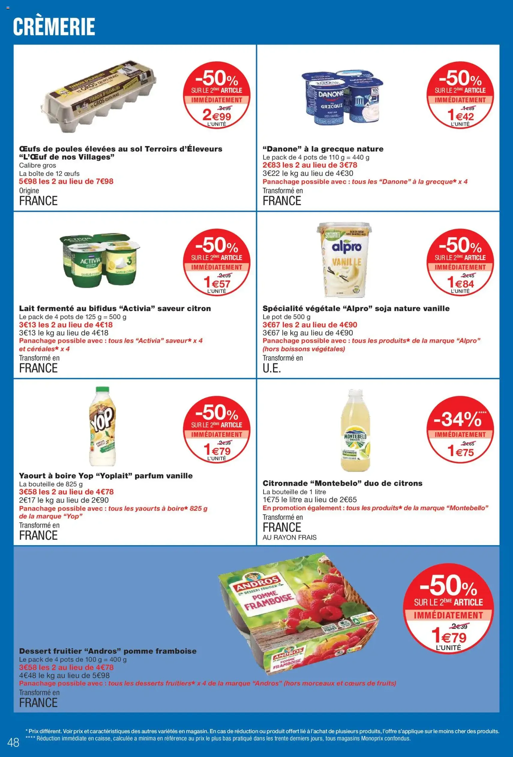 Monoprix catalogue - brochure valable à partir du 24/03/2026, page 48 sur 66