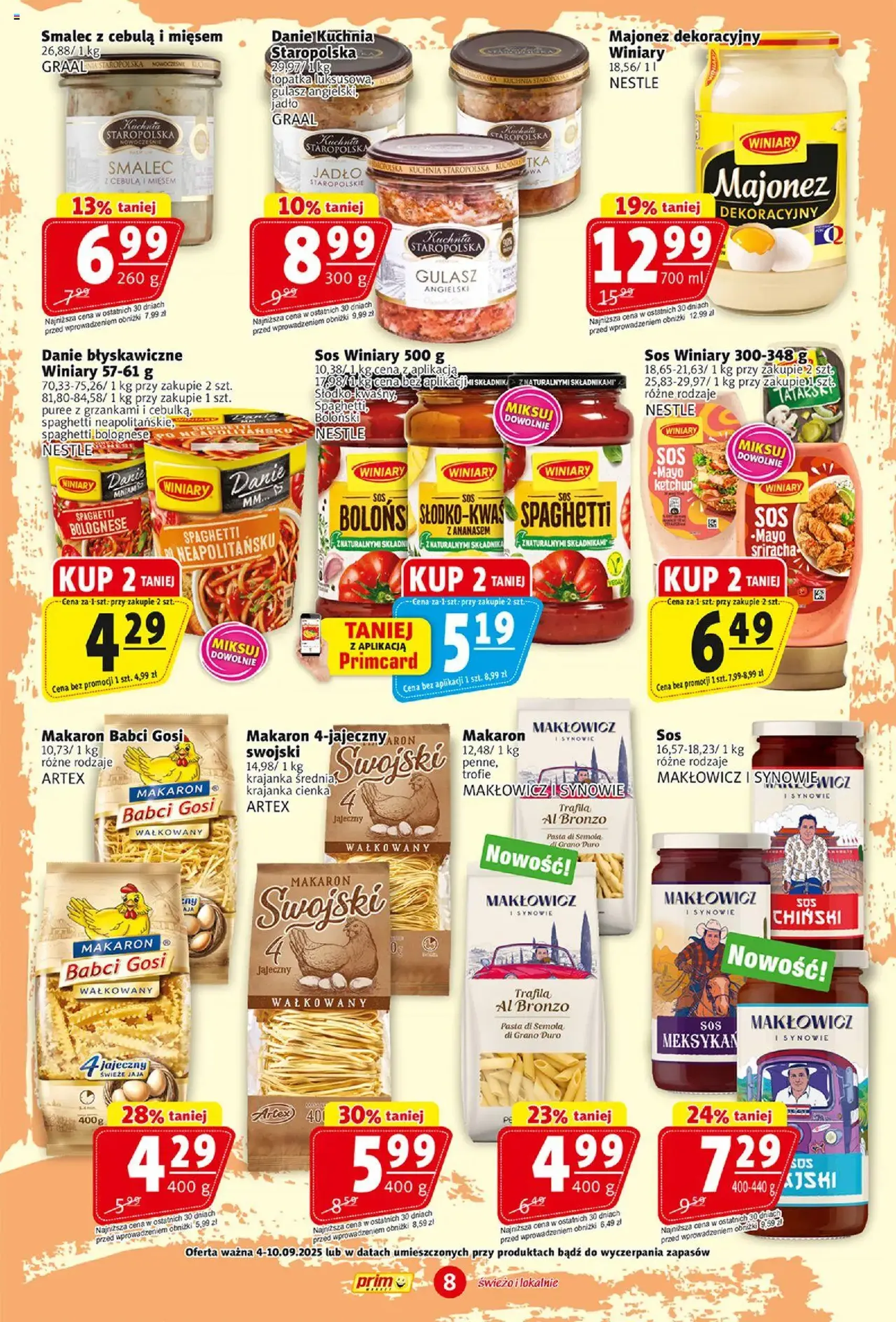 Prim Market Gazetka - ważny gazetka od 04.09.2025 strona 8 z 16 Prim Market Gazetka - ważny gazetka od 04.09.2025 strona 8 z 16