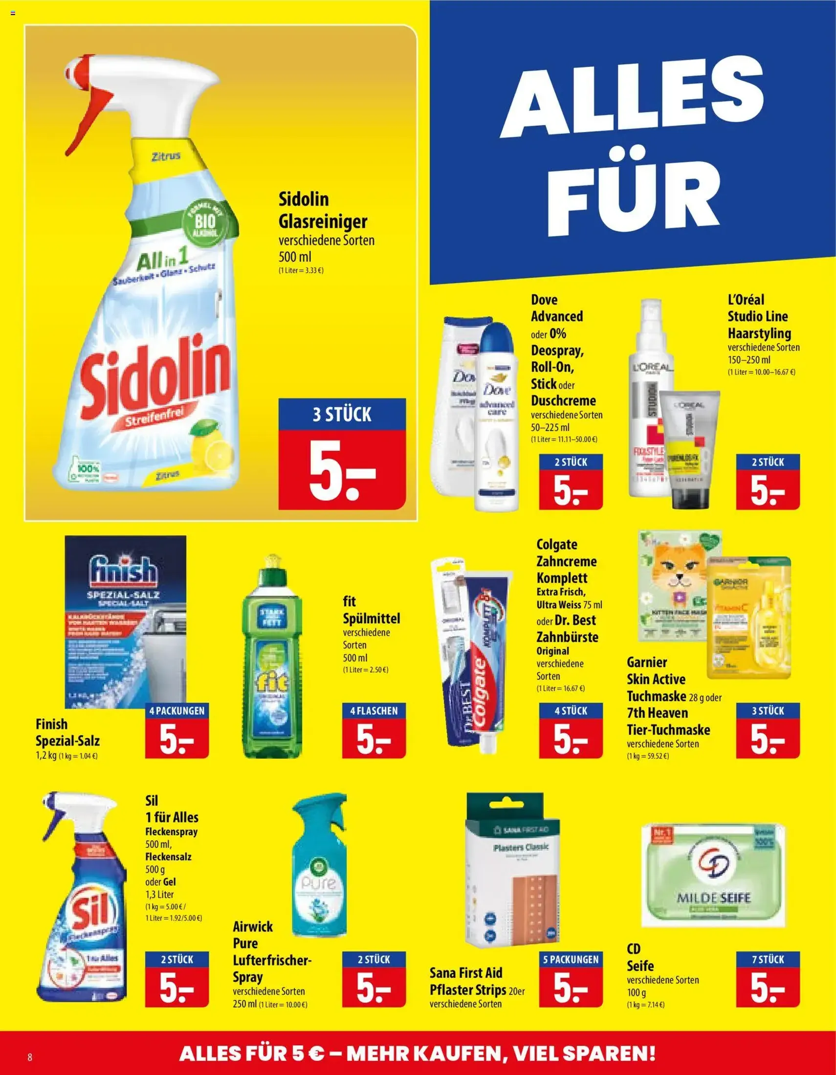 Famila Prospekt - Gültiger Prospekt ab 10.08.2026, Seite 8 von insgesamt 24