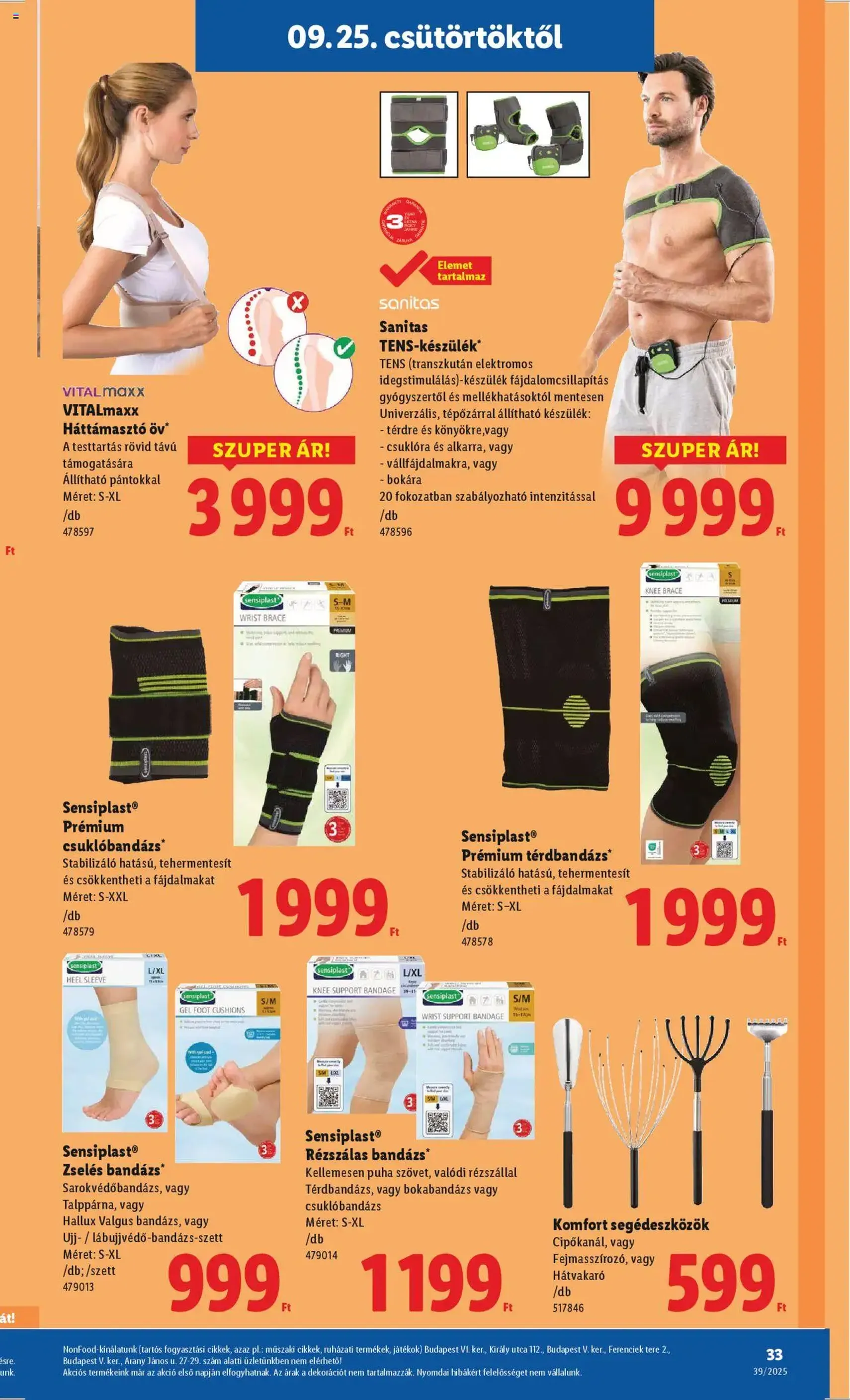 Lidl Akciós újság - 2025.09.25. érvényes szórólap 33 oldal 68 oldalból Lidl Akciós újság - 2025.09.25. érvényes szórólap 33 oldal 68 oldalból