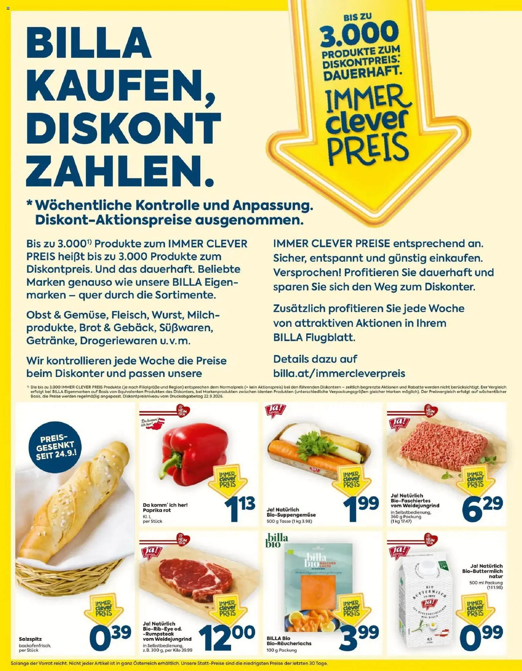 Billa Flugblatt - Gültiger Prospekt ab 08.10.2026, Seite 2 von insgesamt 16