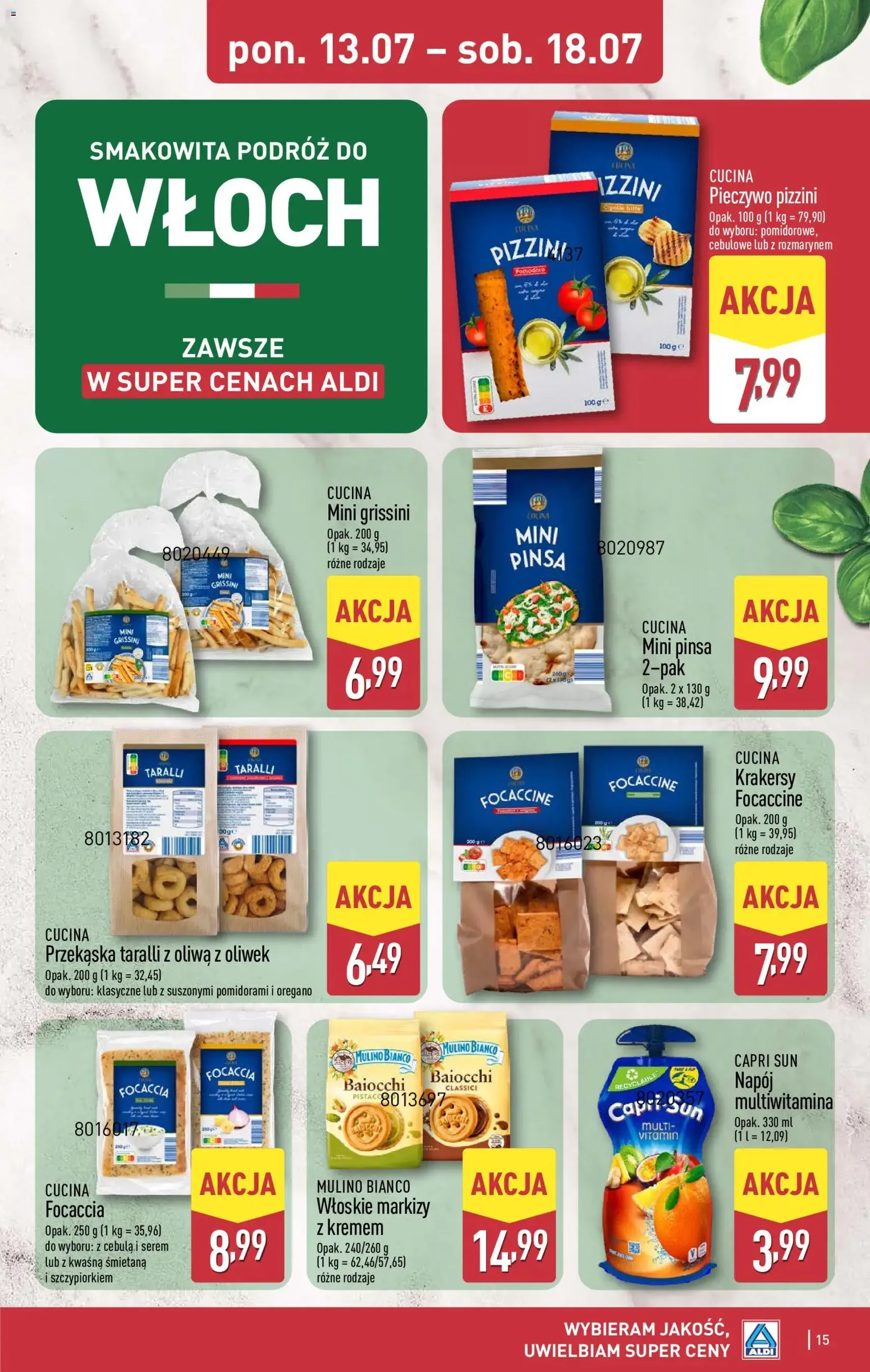 Aldi gazetka - ważny gazetka od 13.07.2026 strona 15 z 45
