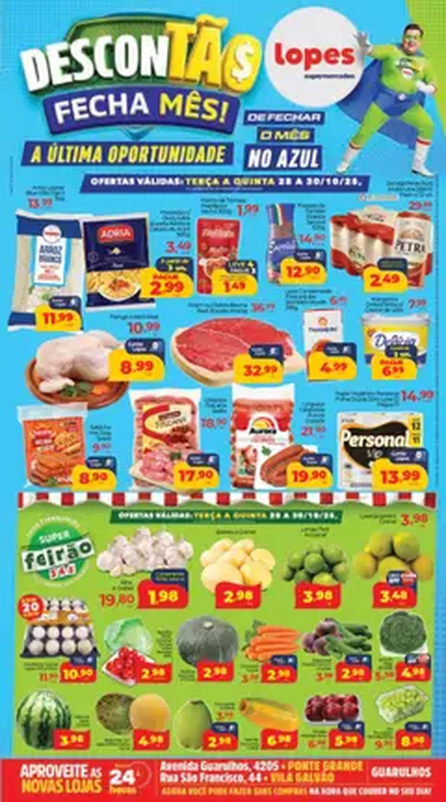 Lopes Supermercados - Ofertas da semana - folheto válido a partir de 28/10/2025 página 1 de 1